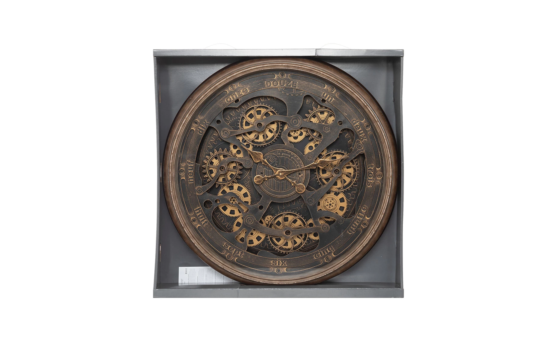 Zidni sat Leo 76x10cm