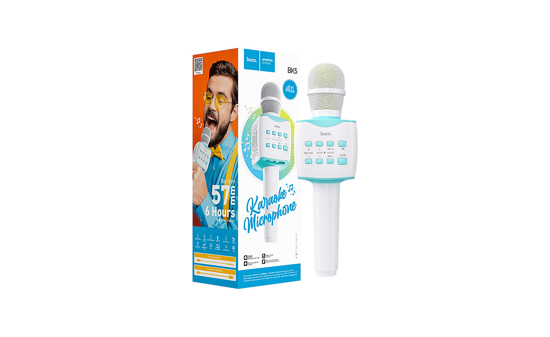 Hoco BK5 Cantando bluetooth karaoke mikrofon