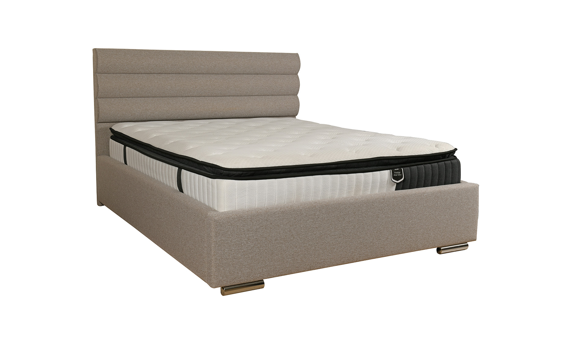 Onda krevet sa podnicom i prostorom za odlaganje 173x217x120 cm bež