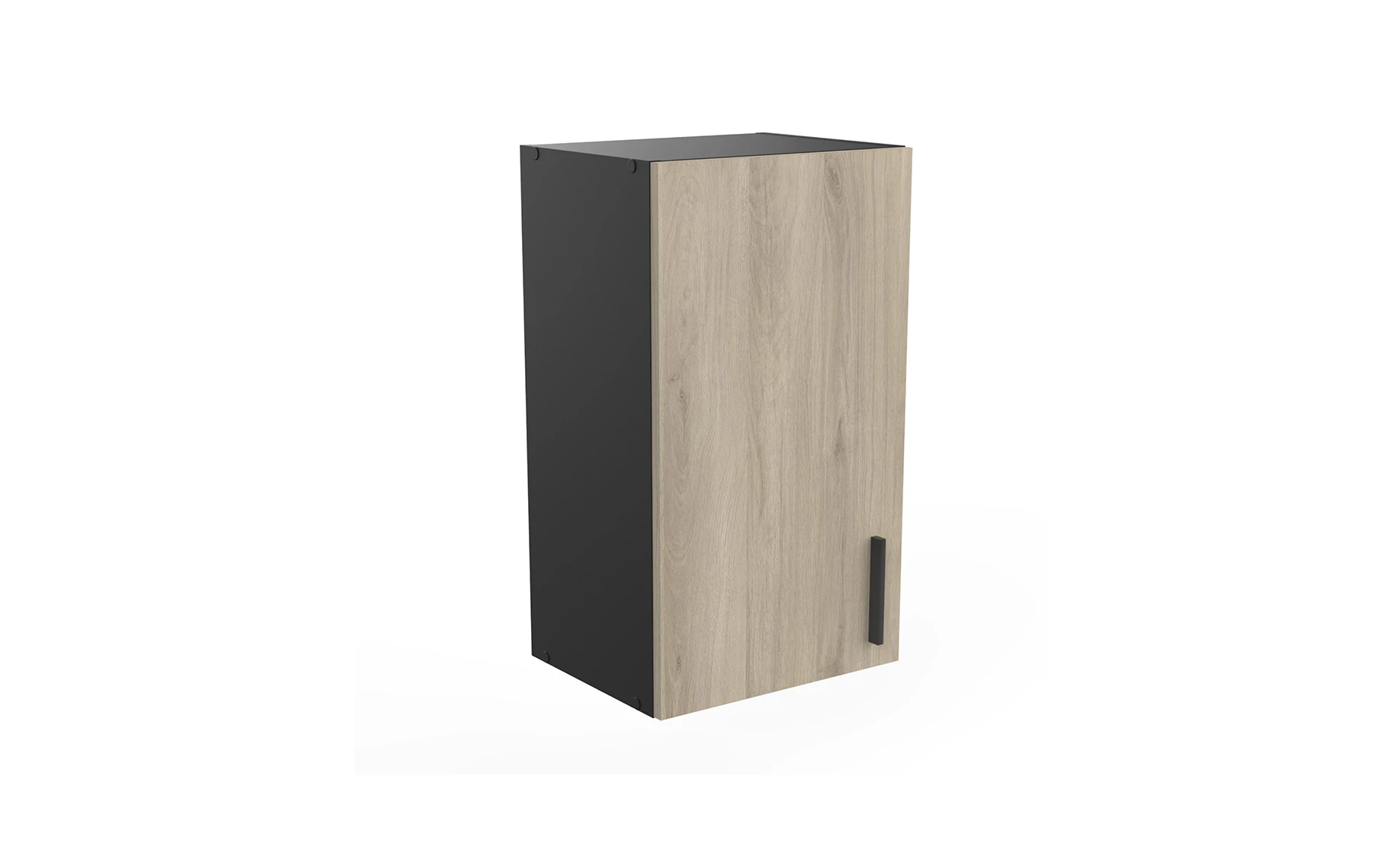 Origan viseći element 1 vrata 40x30x70cm crna/kronberg hrast