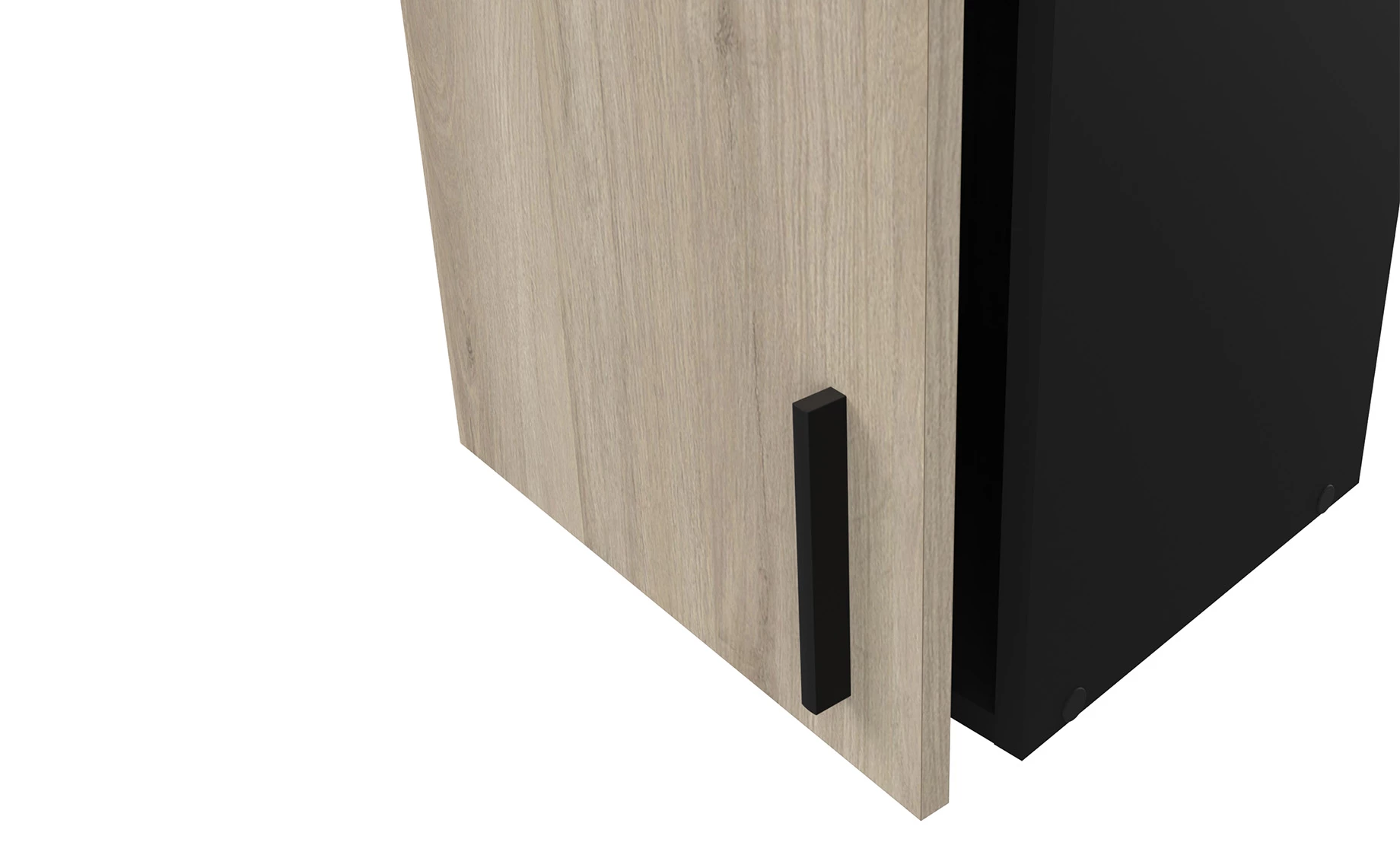 Origan viseći element 1 vrata 40x30x70cm crna/kronberg hrast