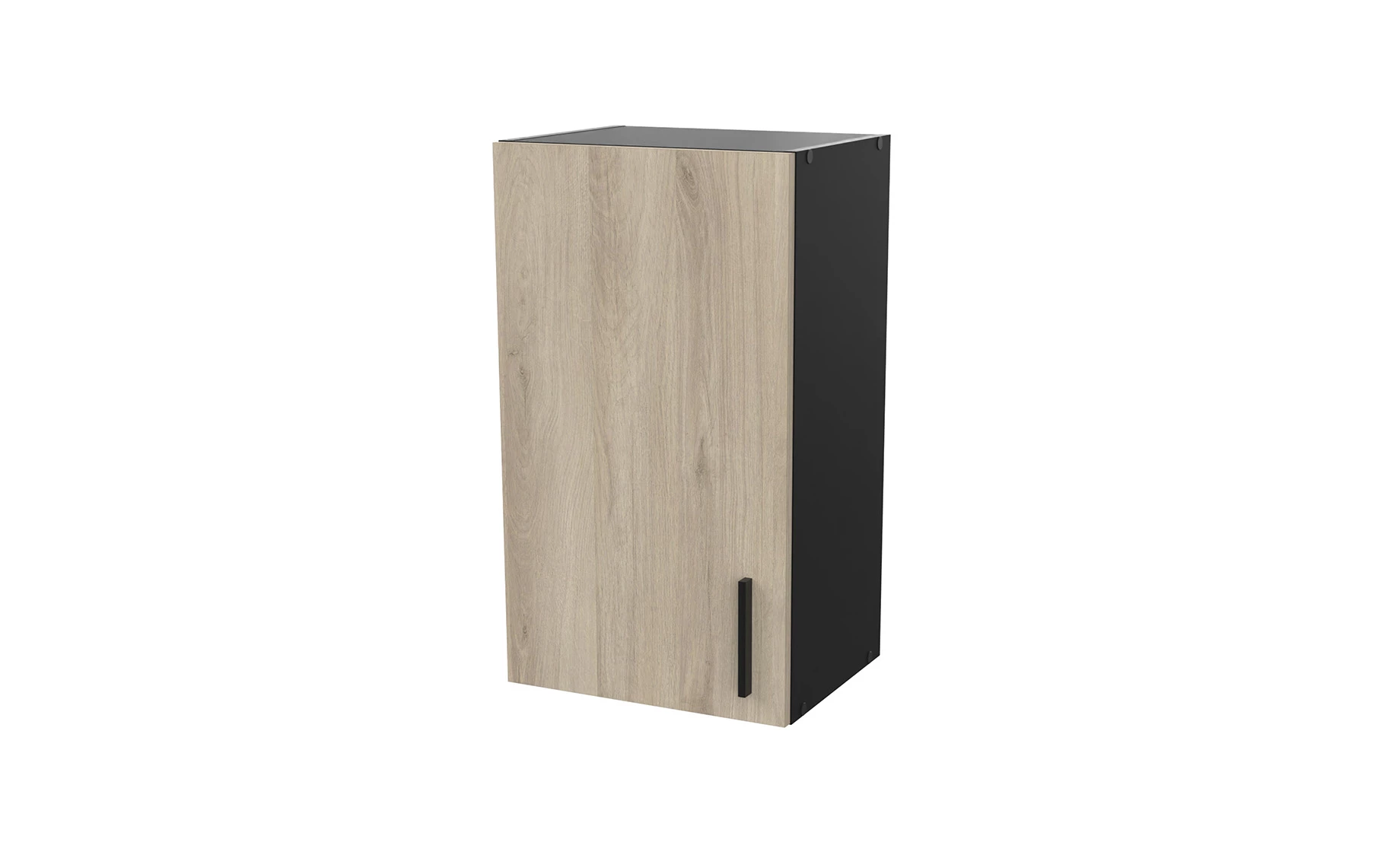 Origan viseći element 1 vrata 40x30x70cm crna/kronberg hrast