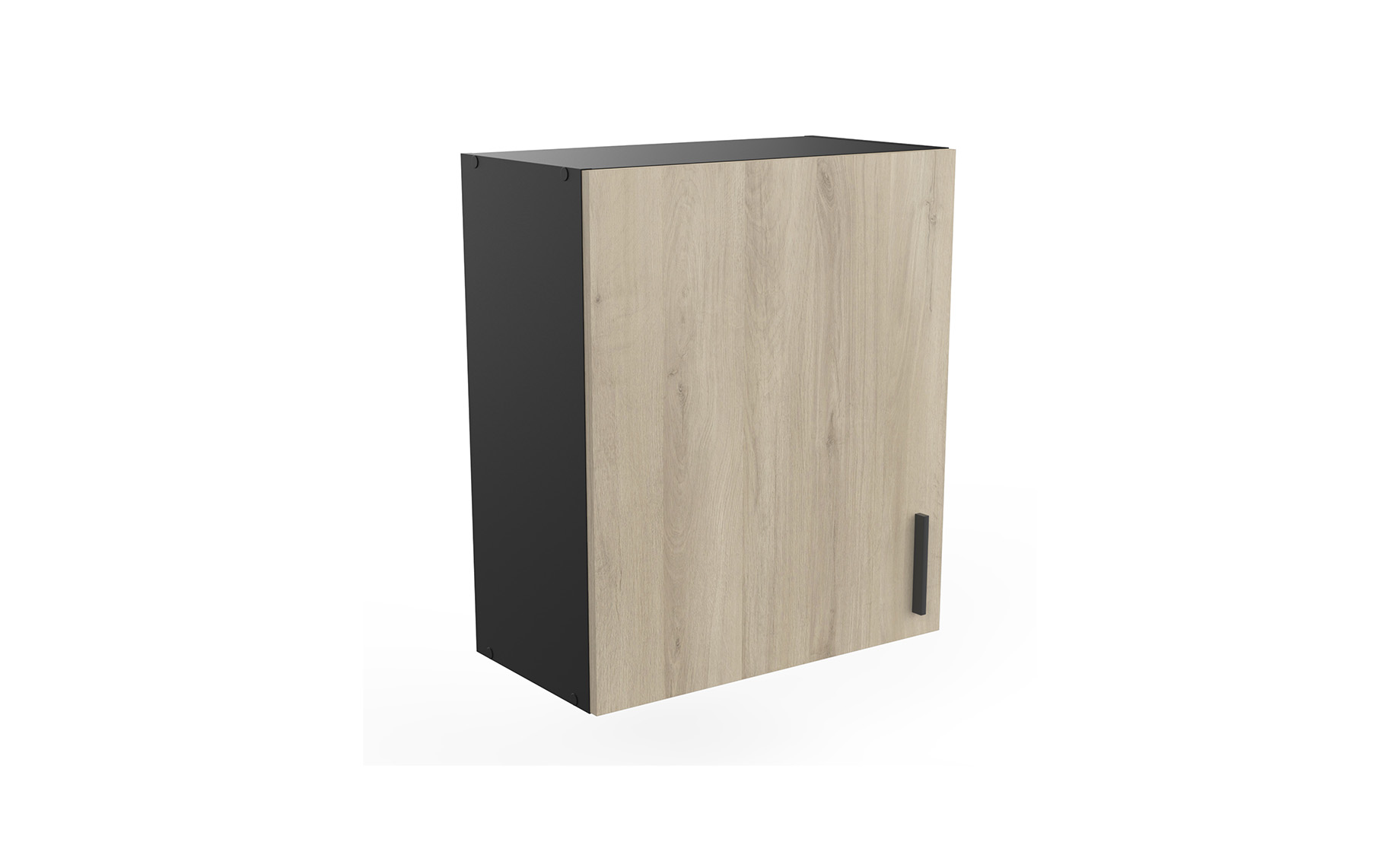 Origan viseći element 1 vrata 60x30x70cm crna/kronberg hrast