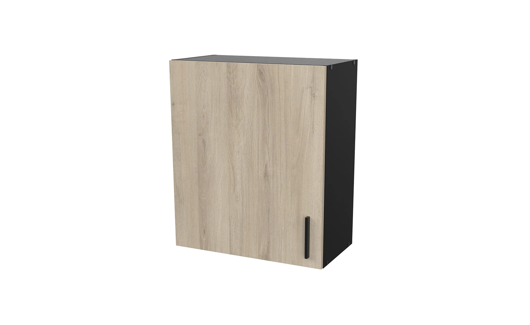 Origan viseći element 1 vrata 60x30x70cm crna/kronberg hrast