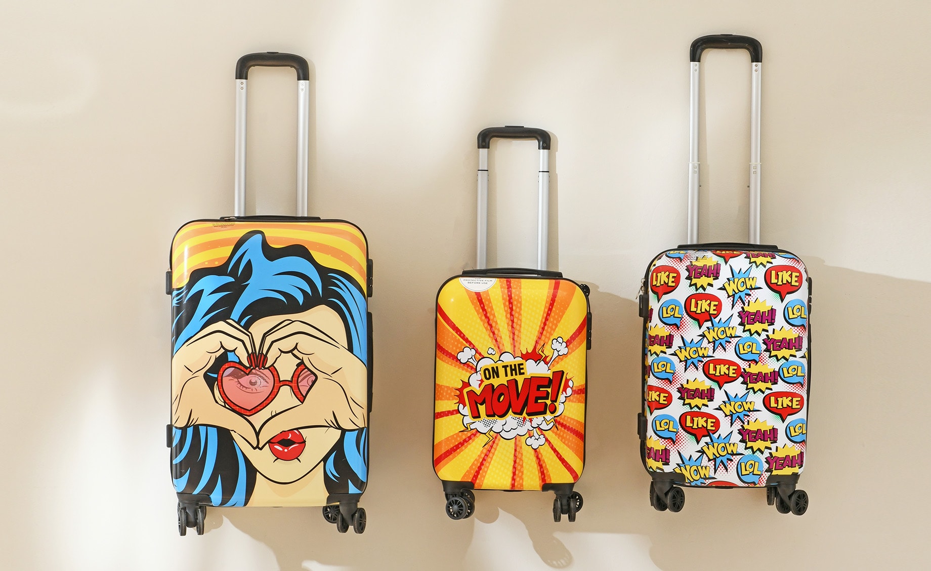 Kofer Pop art 65l 43x25x68cm