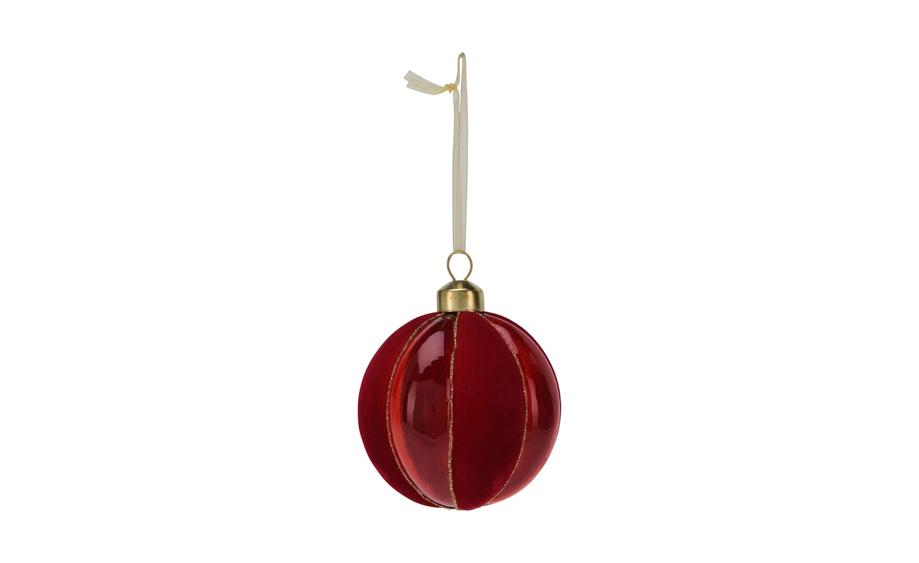 Viseća dekoracija Ornament 8cm više vrsta crvena