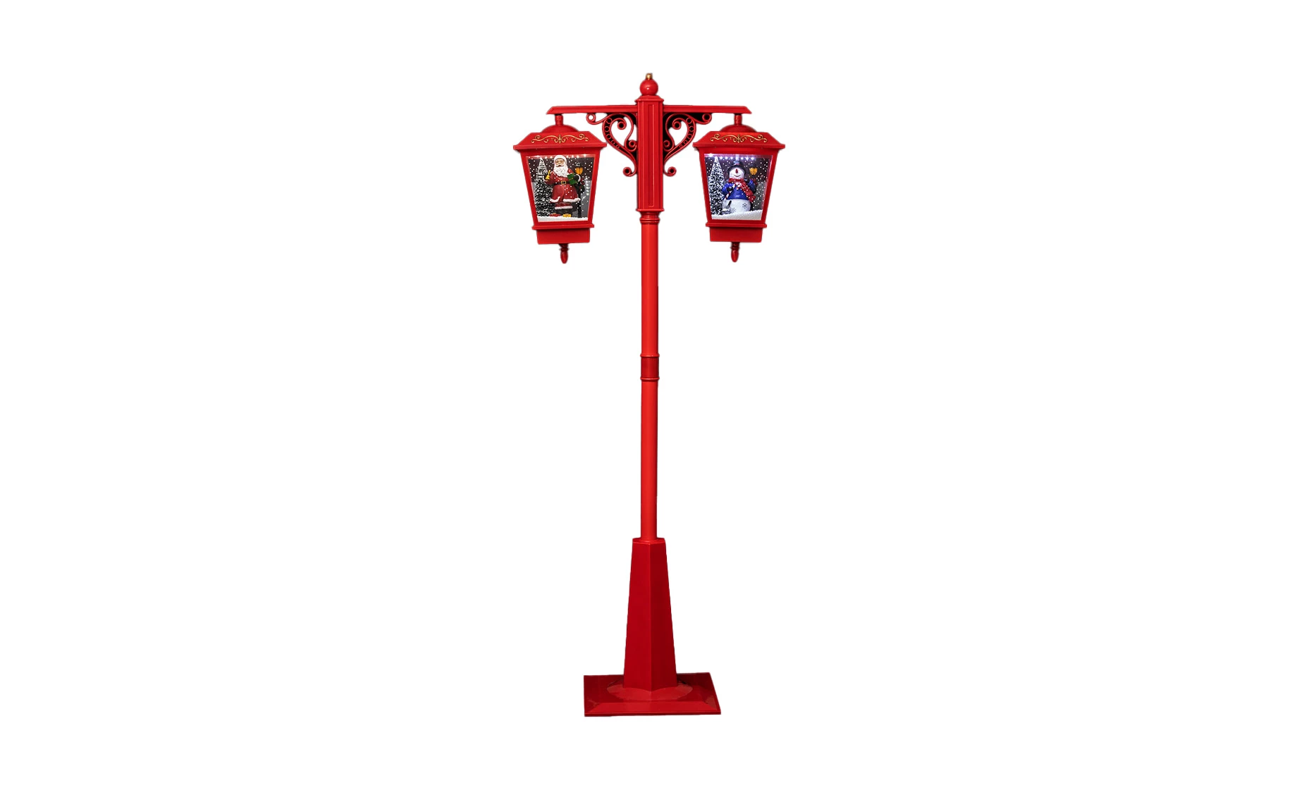 Podna lampa Celebration 80x40cm crvena led