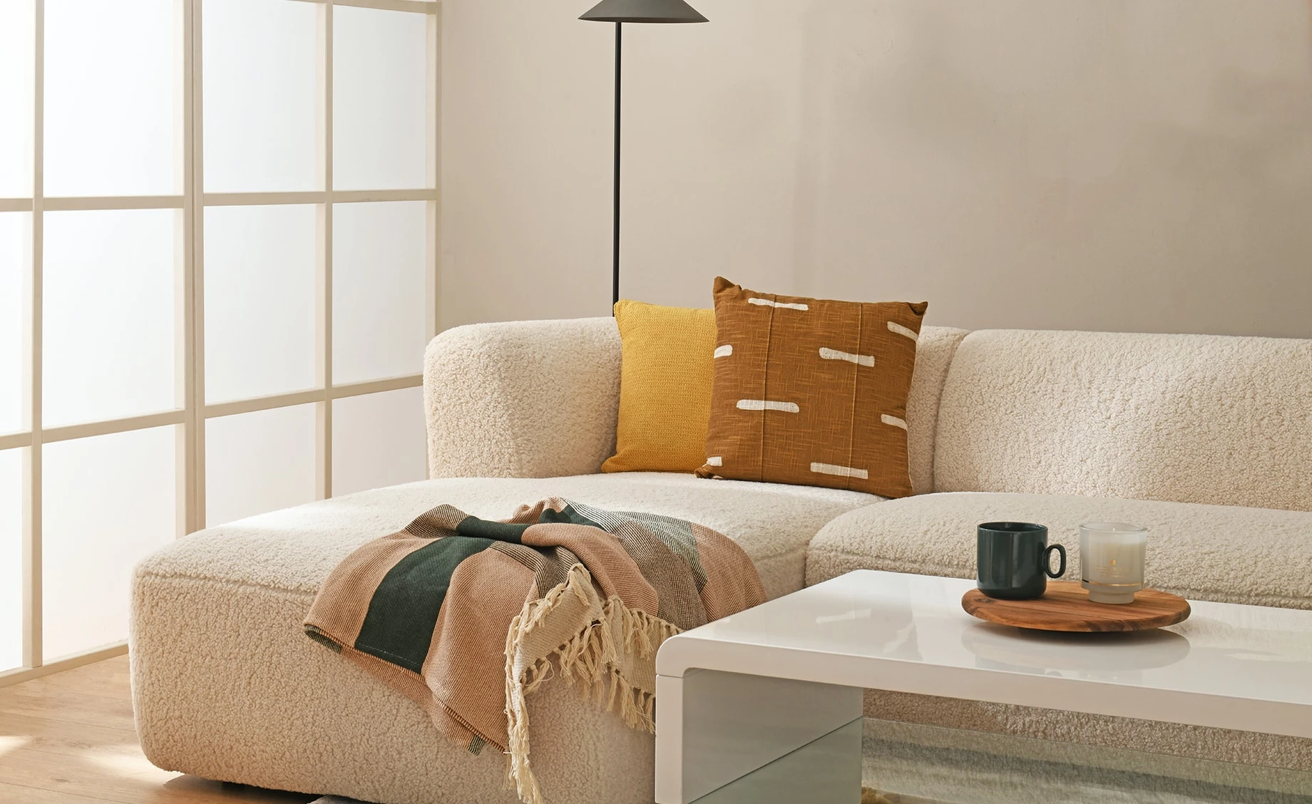 Jastuk Kai 40x40cm žuti