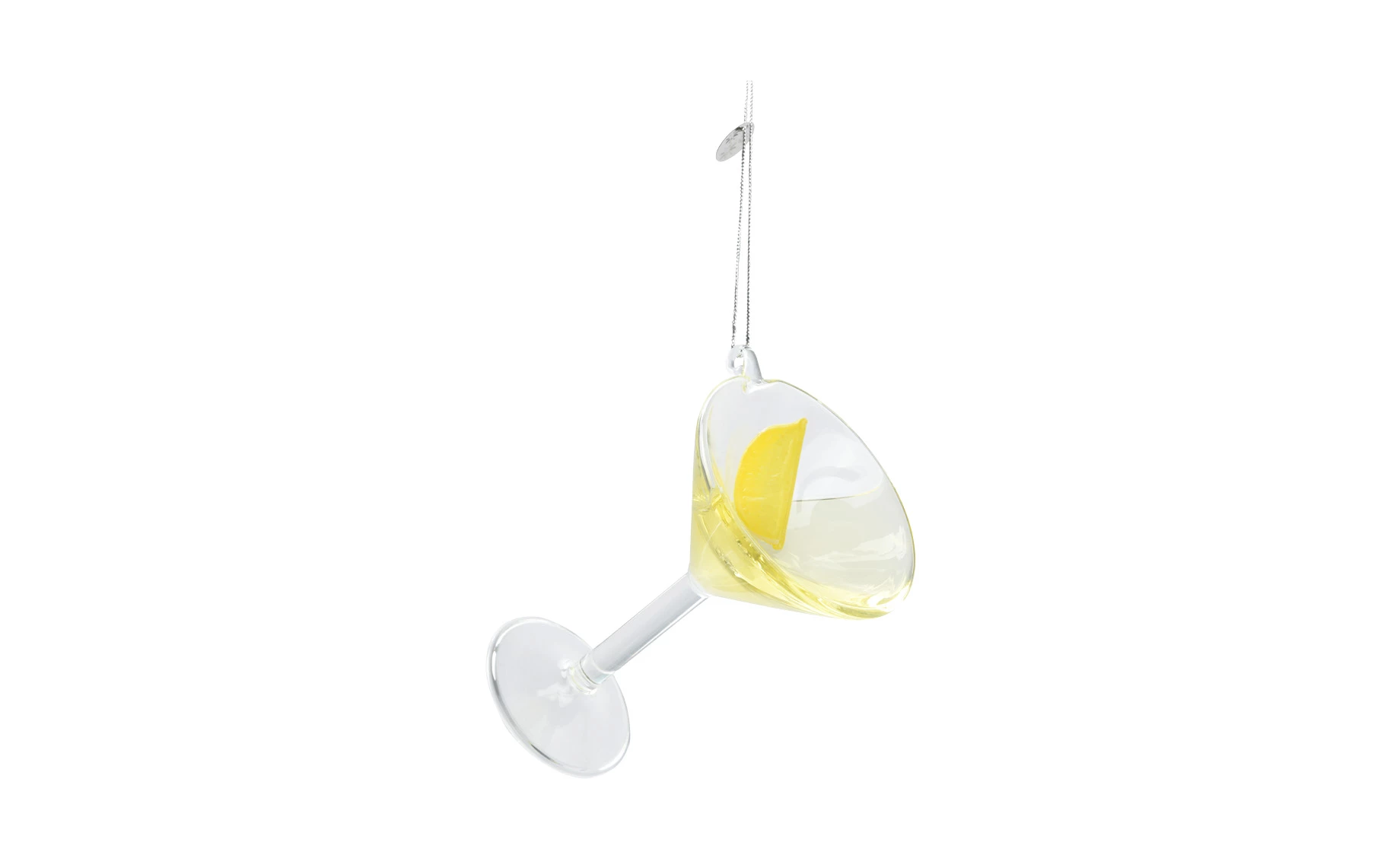 Stakleni ukras cocktail 10.1cm sort 6