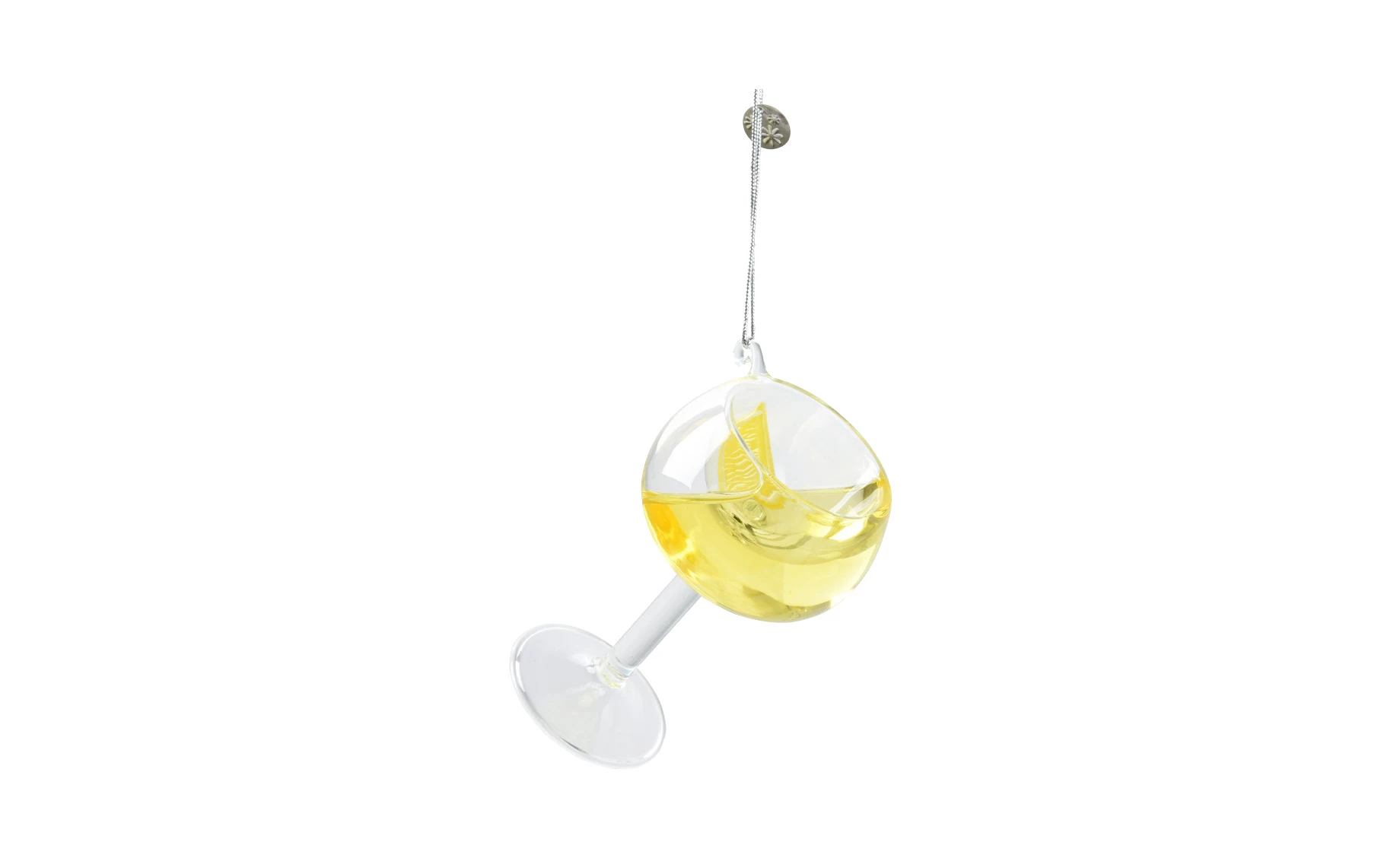 Stakleni ukras cocktail 10.1cm sort 6