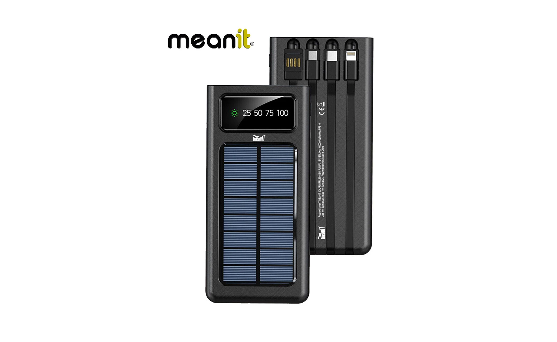 Meanit P1 solarni prijenosni punjač 10000mAh