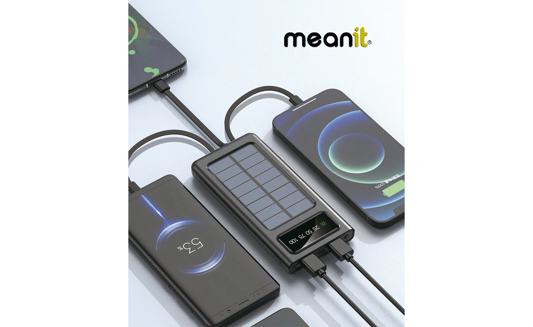 Meanit P1 solarni prijenosni punjač 10000mAh
