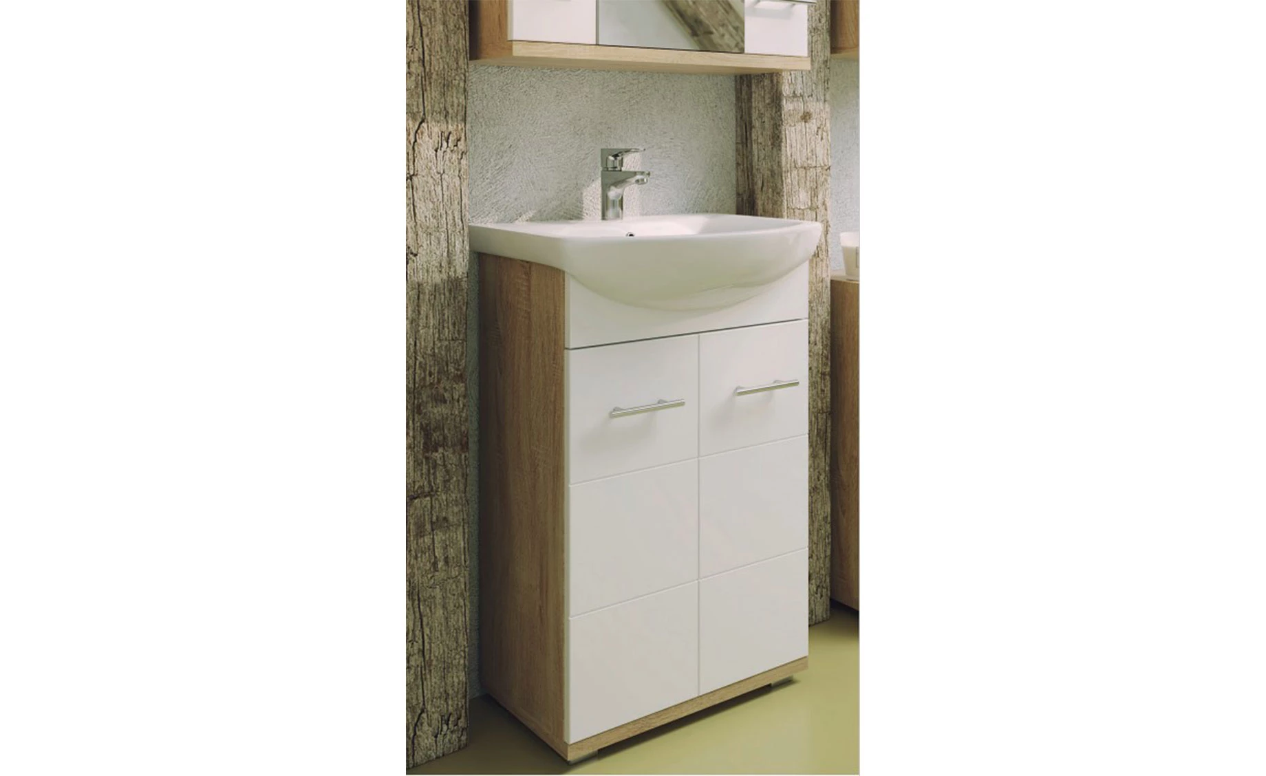 Bari baza sa umivaonikom 60x30,4x85 cm natur bela