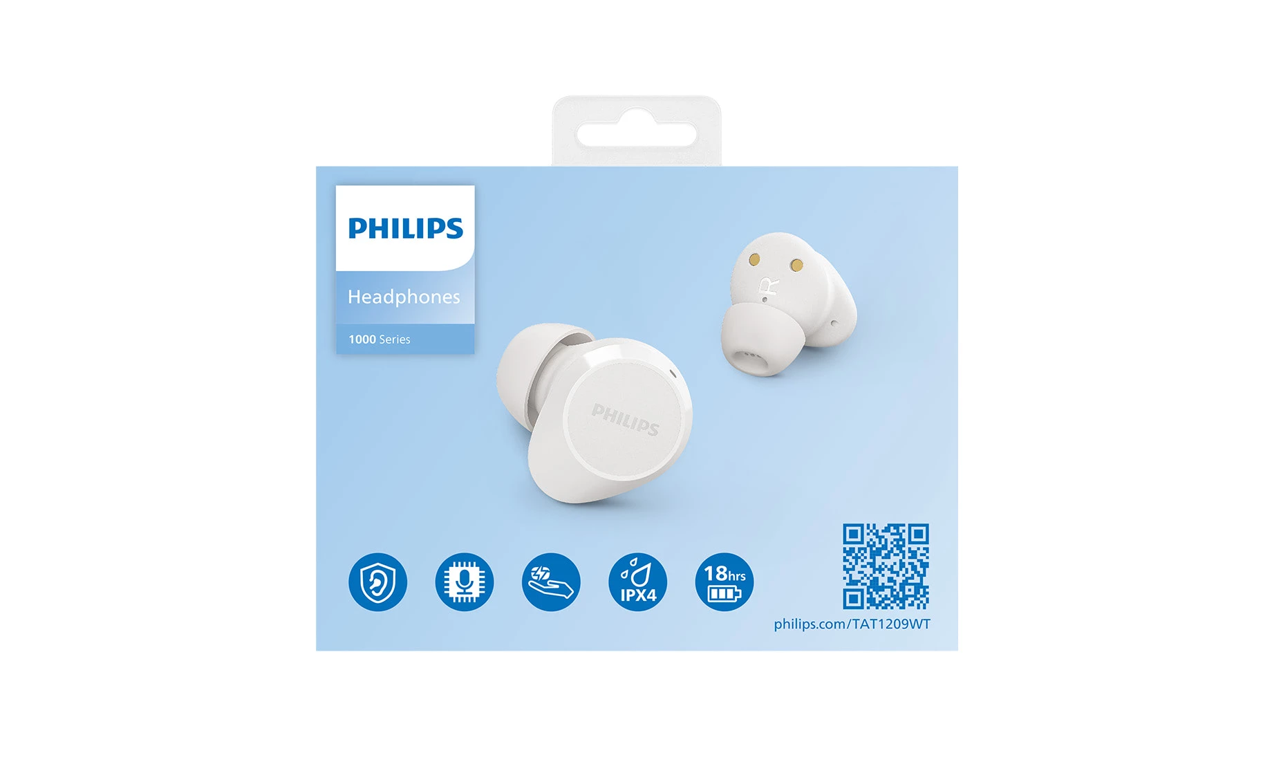Philips TAT1209WT/00 TWS bluetooth slušalice