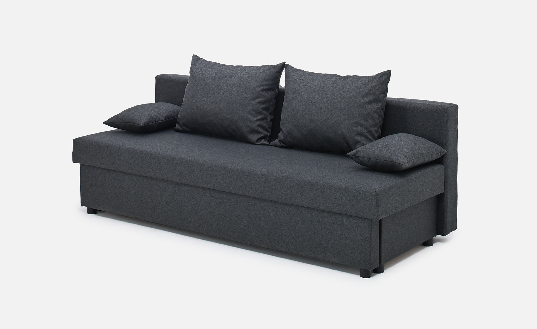 Marlo trosed sa ležajem 192x82x85 cm tamno siva