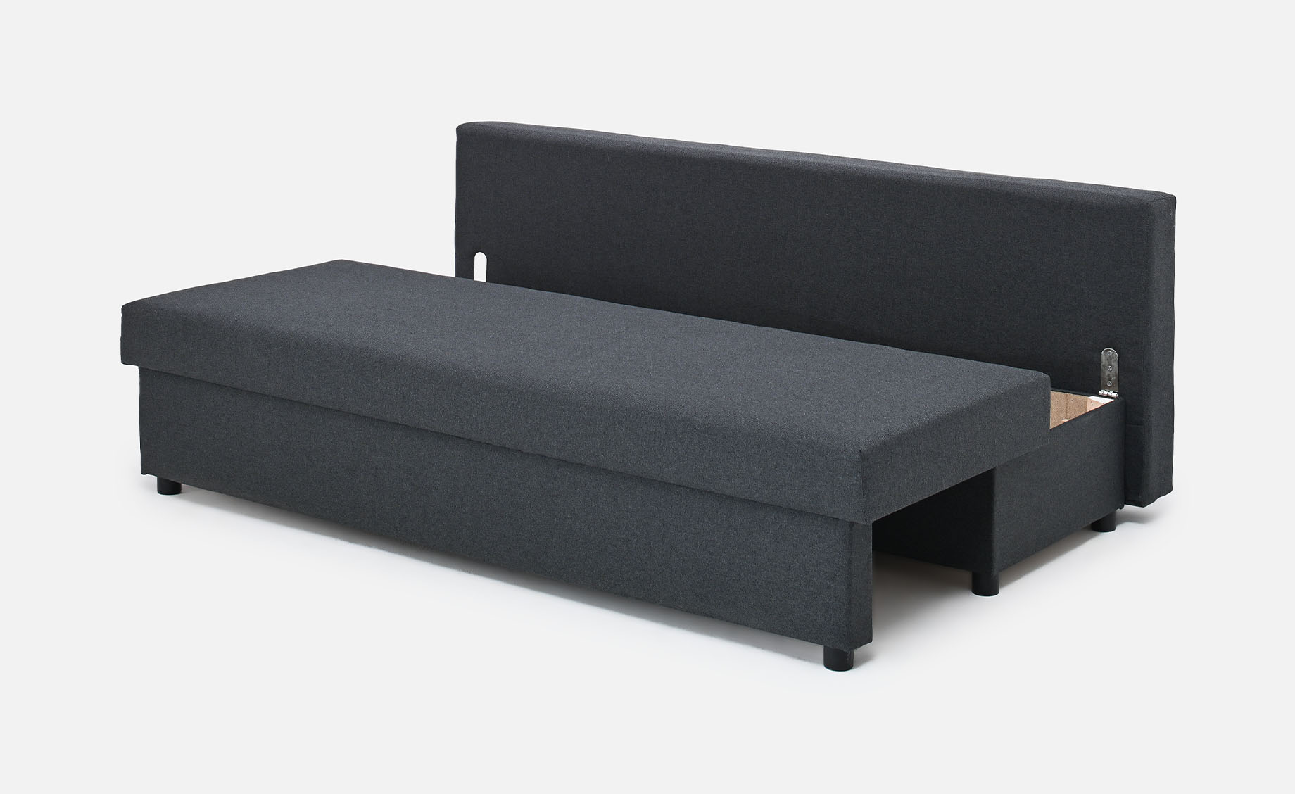 Marlo trosed sa ležajem 192x82x85 cm tamno siva
