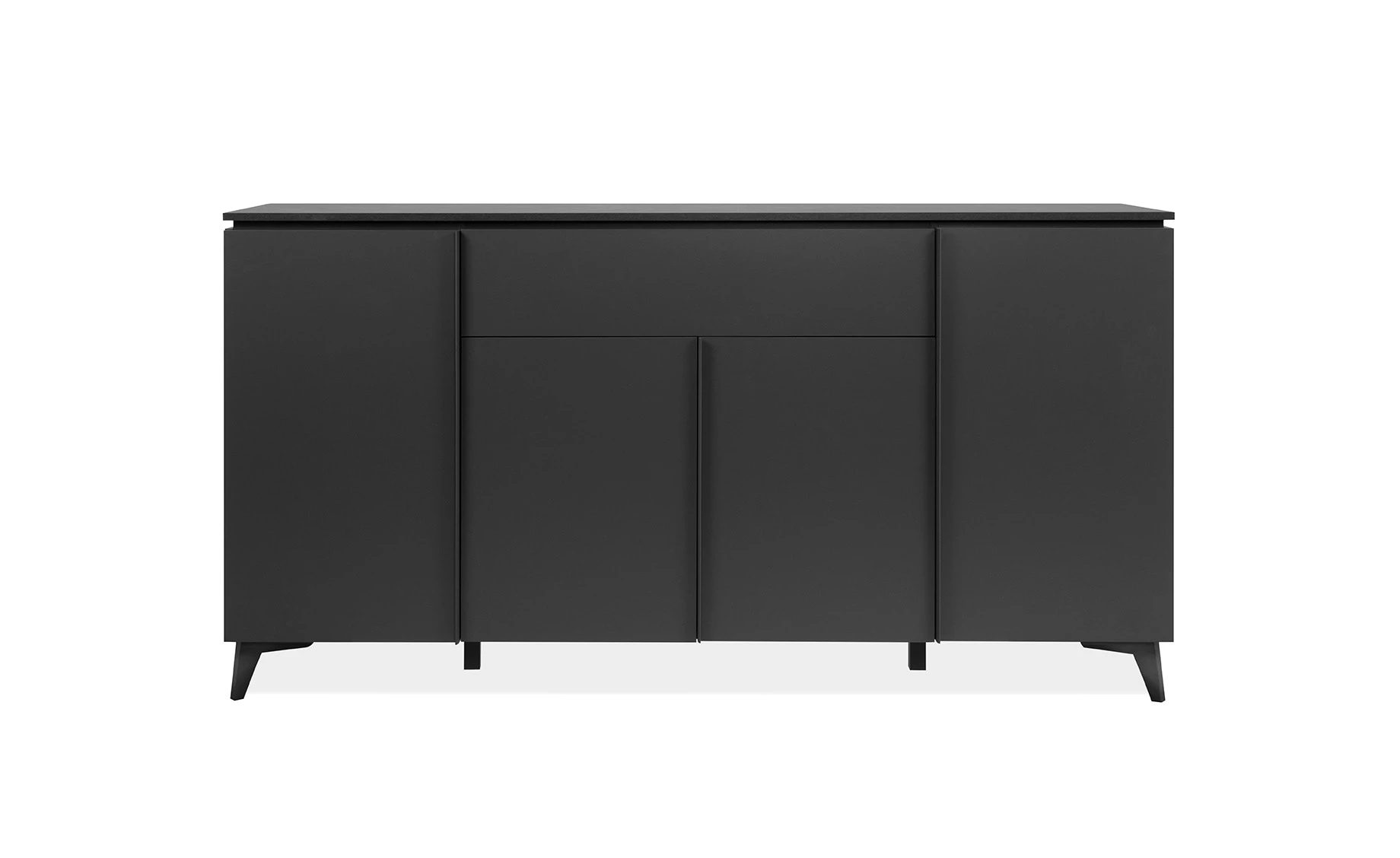  Bertrix komoda 4 vrata + 1 fioka 177x40x92 cm antracit