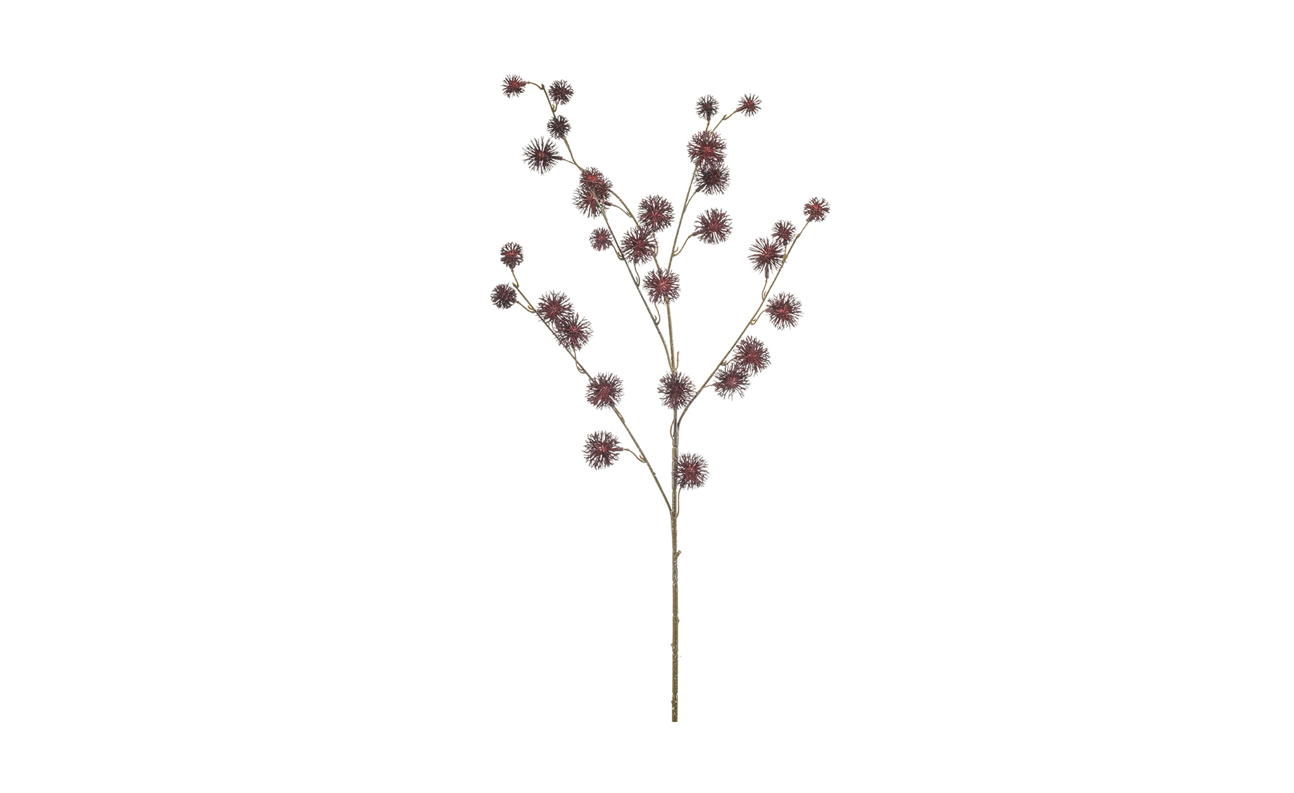 Veštački cvet Thistle 85cm bordo