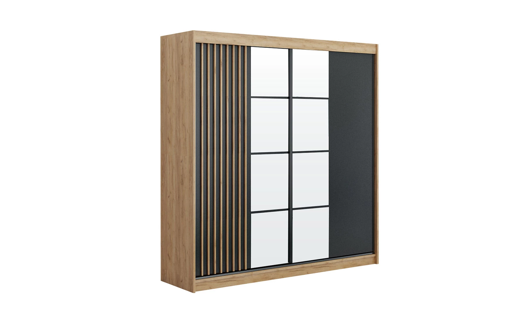 Rocco klizni ormar 2 vrata/ogledalo 205x58,5x215 cm