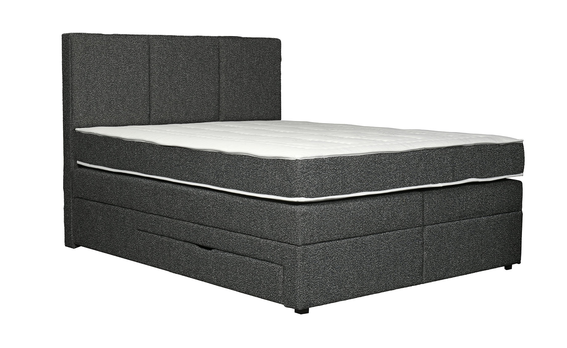 Lincoln krevet sa prostorom za odlaganje 160x210x125 cm sivi