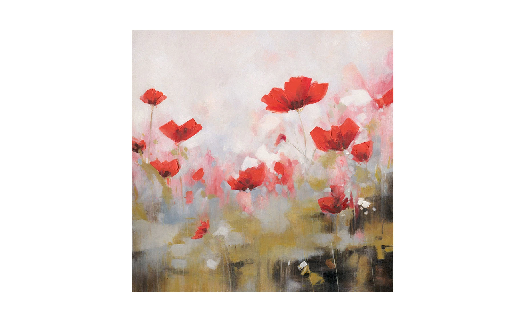 Slika Red poppies 80x80cm