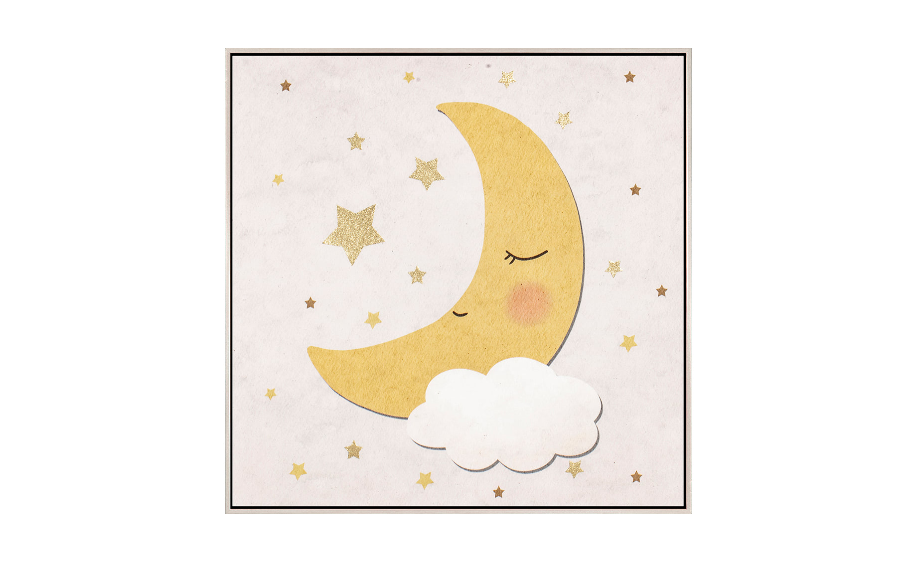 Slika sa ramom Sleeping moon 40x40cm