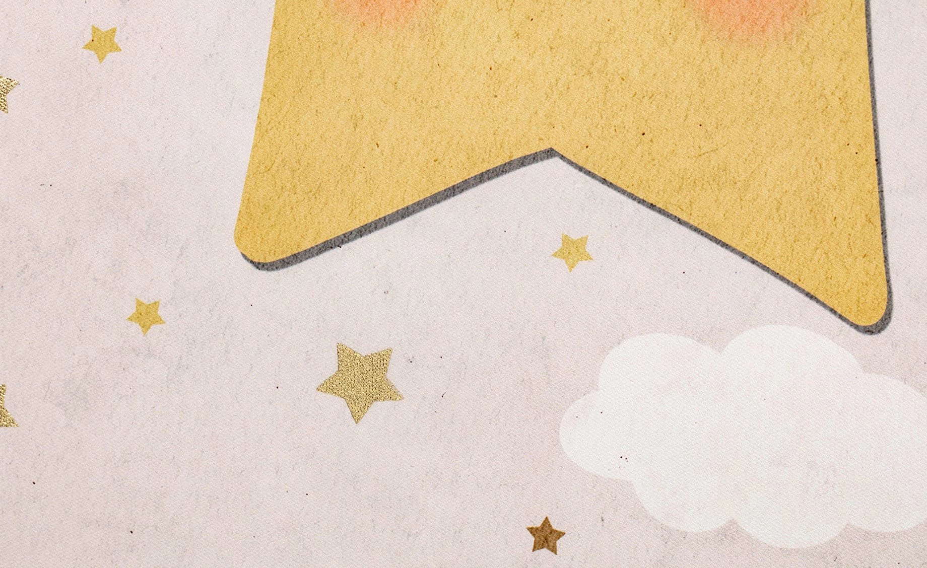 Slika sa ramom Cute Star 40x40cm