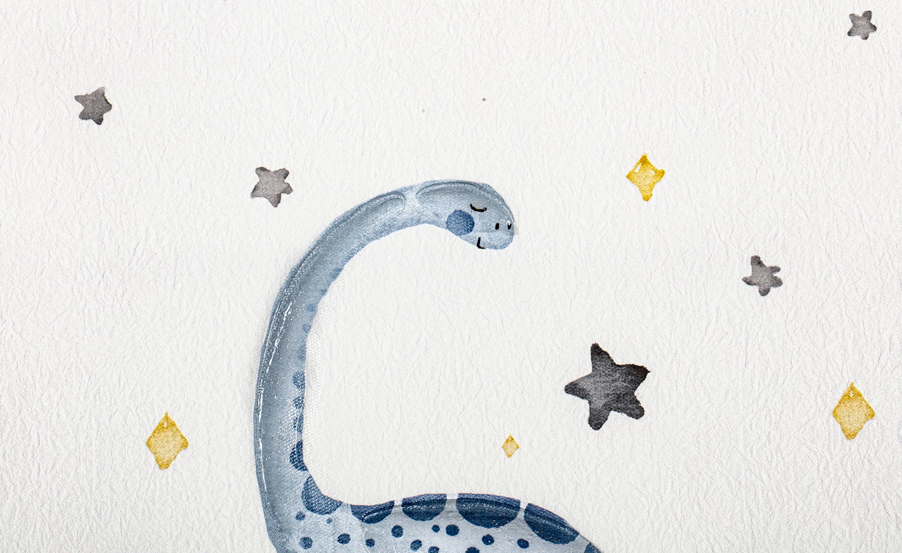 Slika Dino with moon 40x40cm