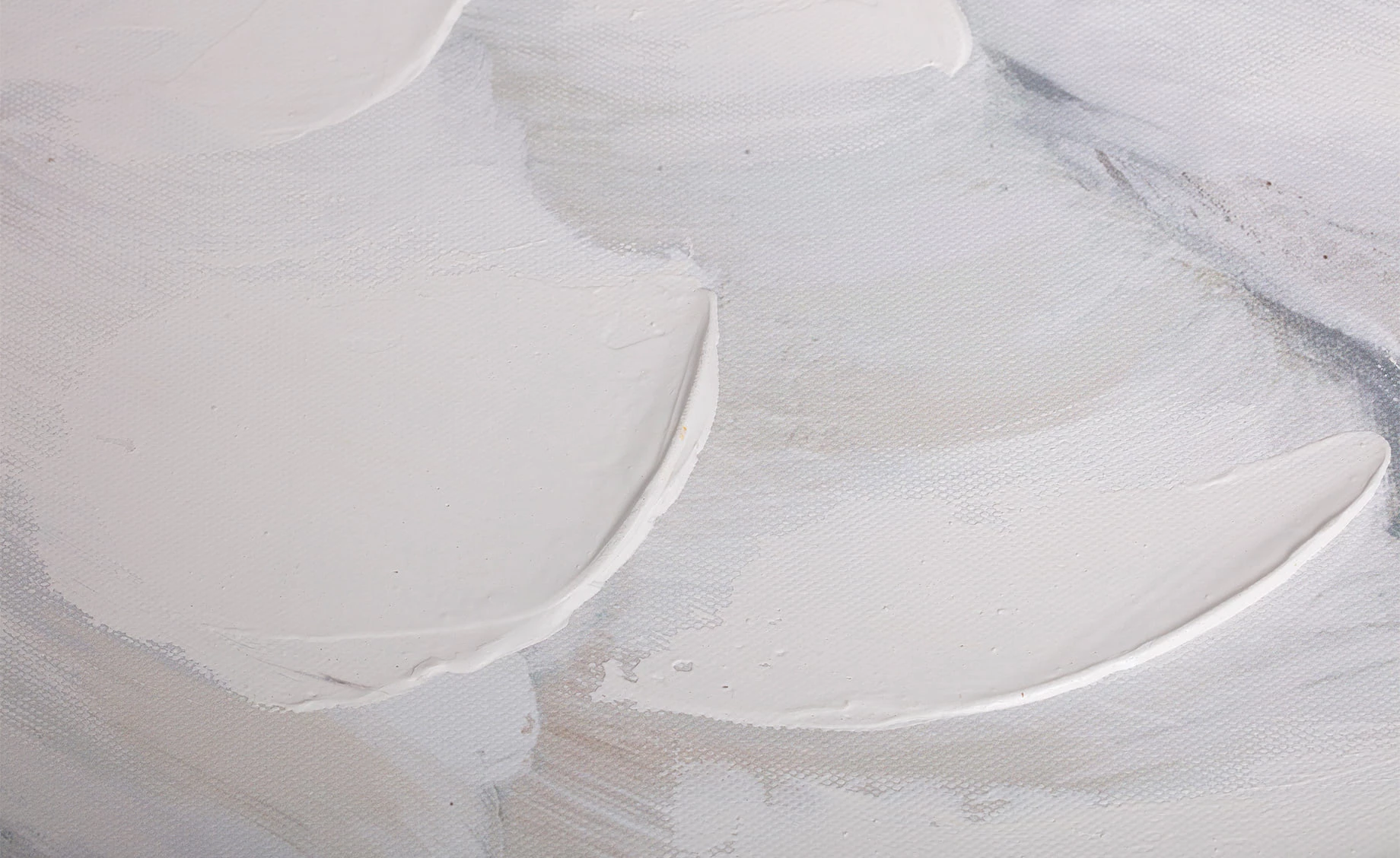 Slika sa ramom White flower 60x100cm