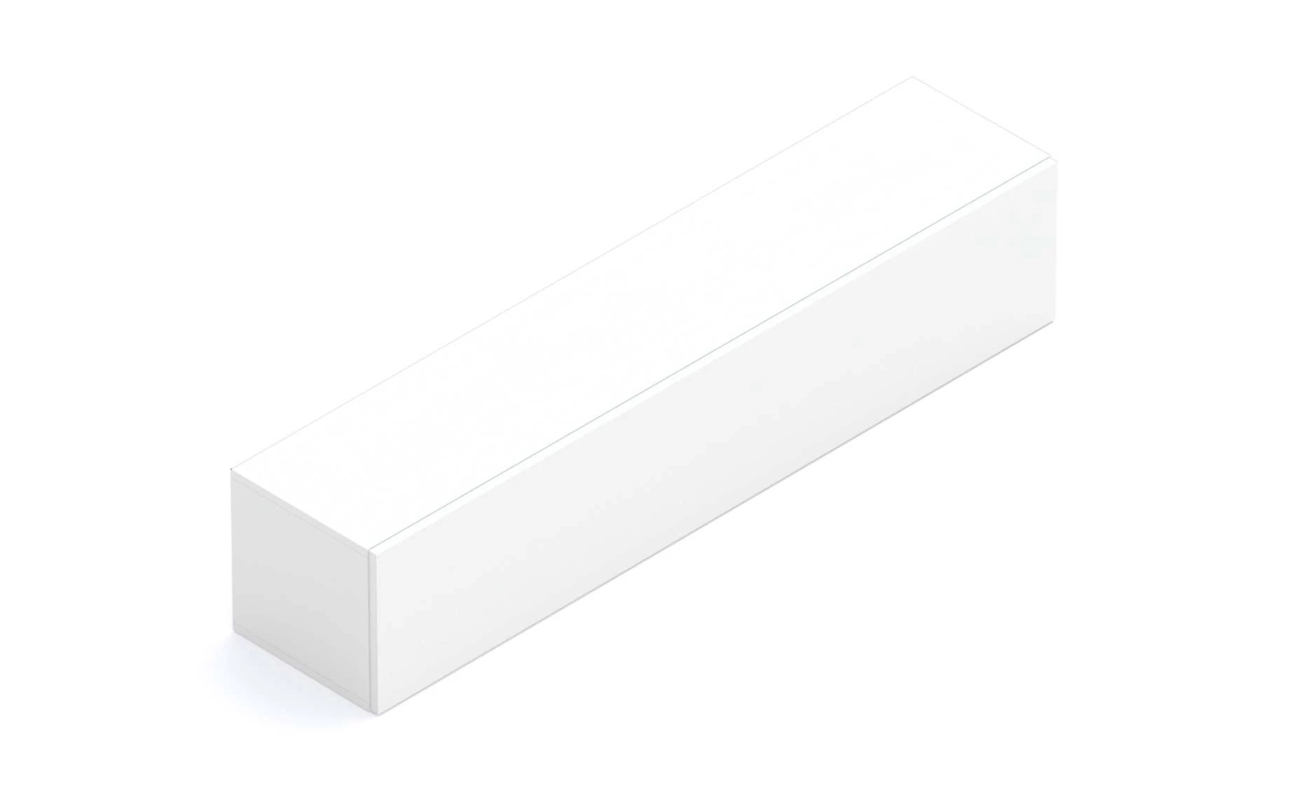 Monaco zidna polica 1 otklopna vrata 138x30x29 cm kašmir