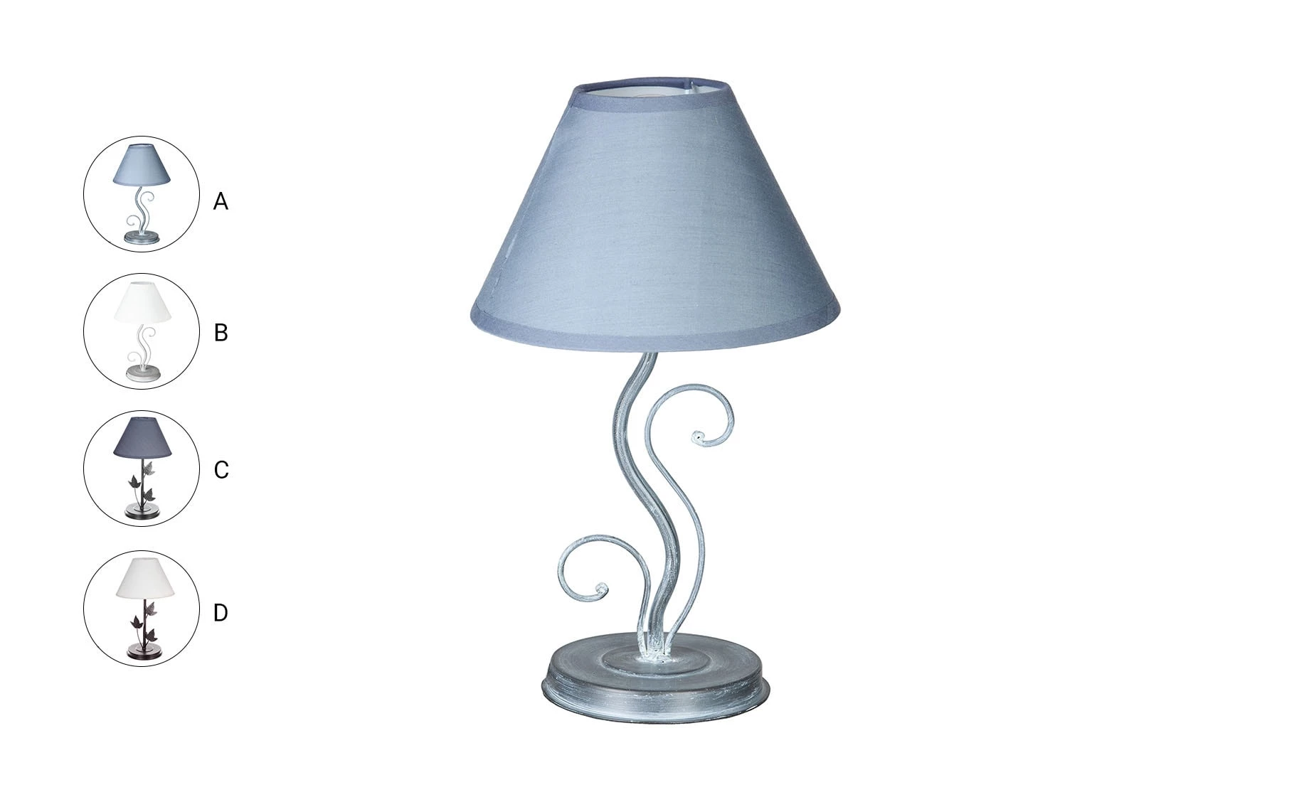 Stona lampa Flores više boja i dezena