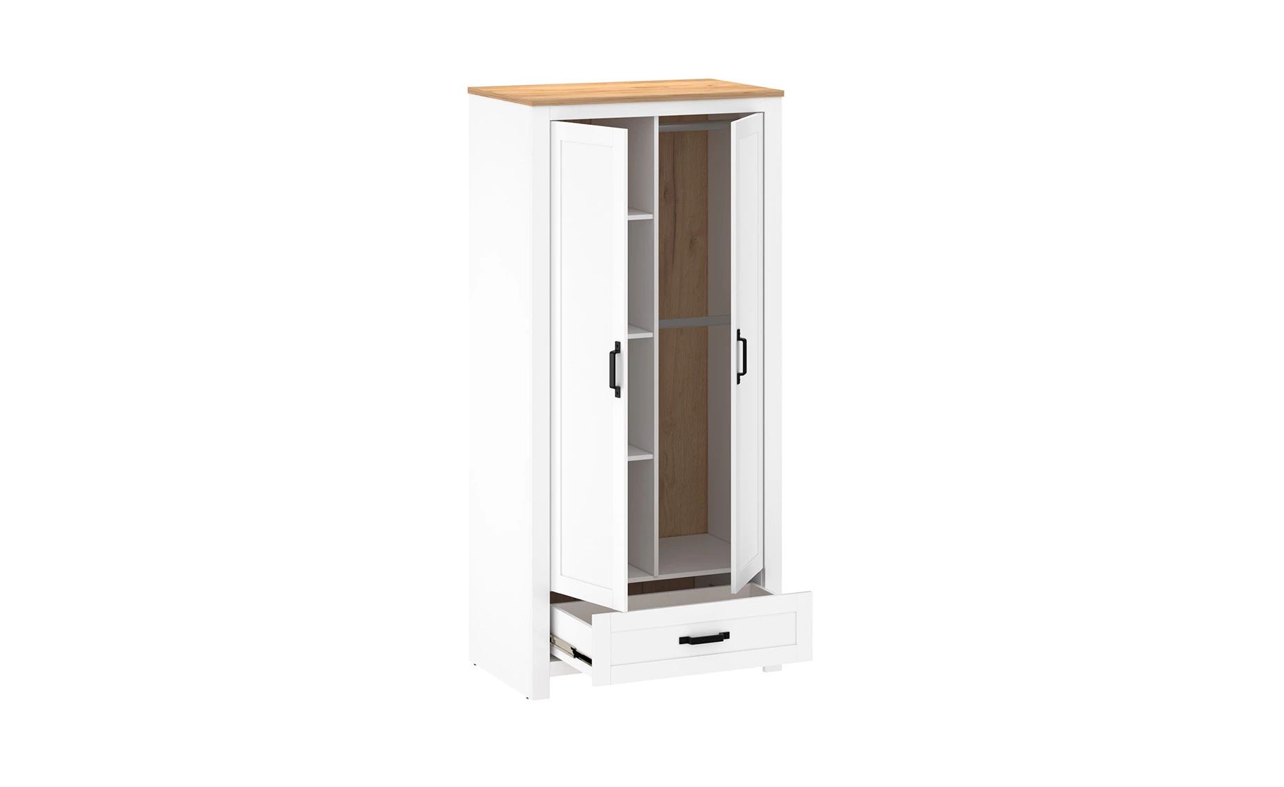Lanzete ormar 2 vrata+1 ladica 94x59x196 cm