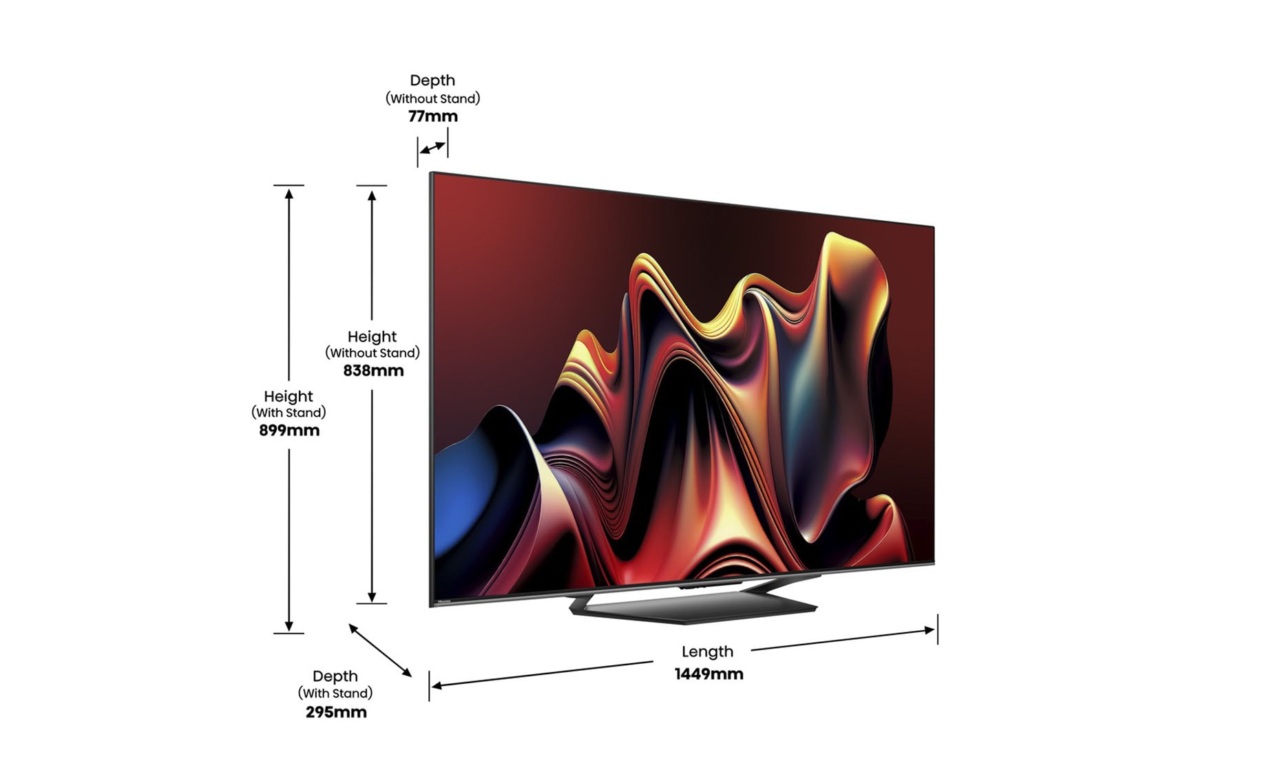 Hisense 65U7NQ Ultra HD Mini LED TV