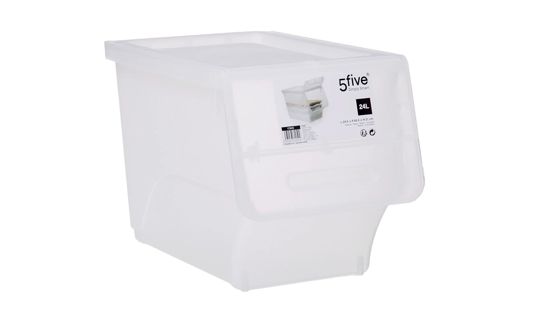 Plastična kutija sa prednjim otvaranjem 24l