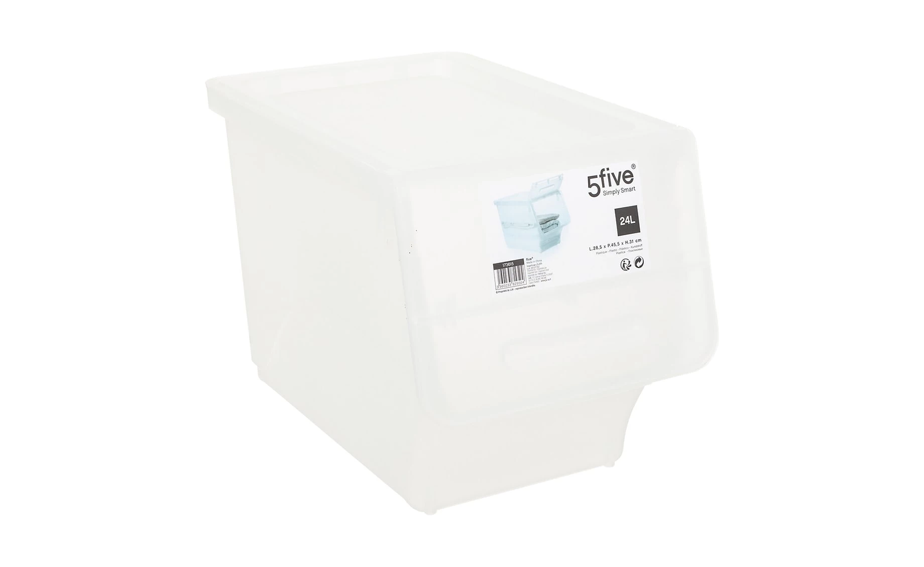 Plastična kutija sa prednjim otvaranjem 24l