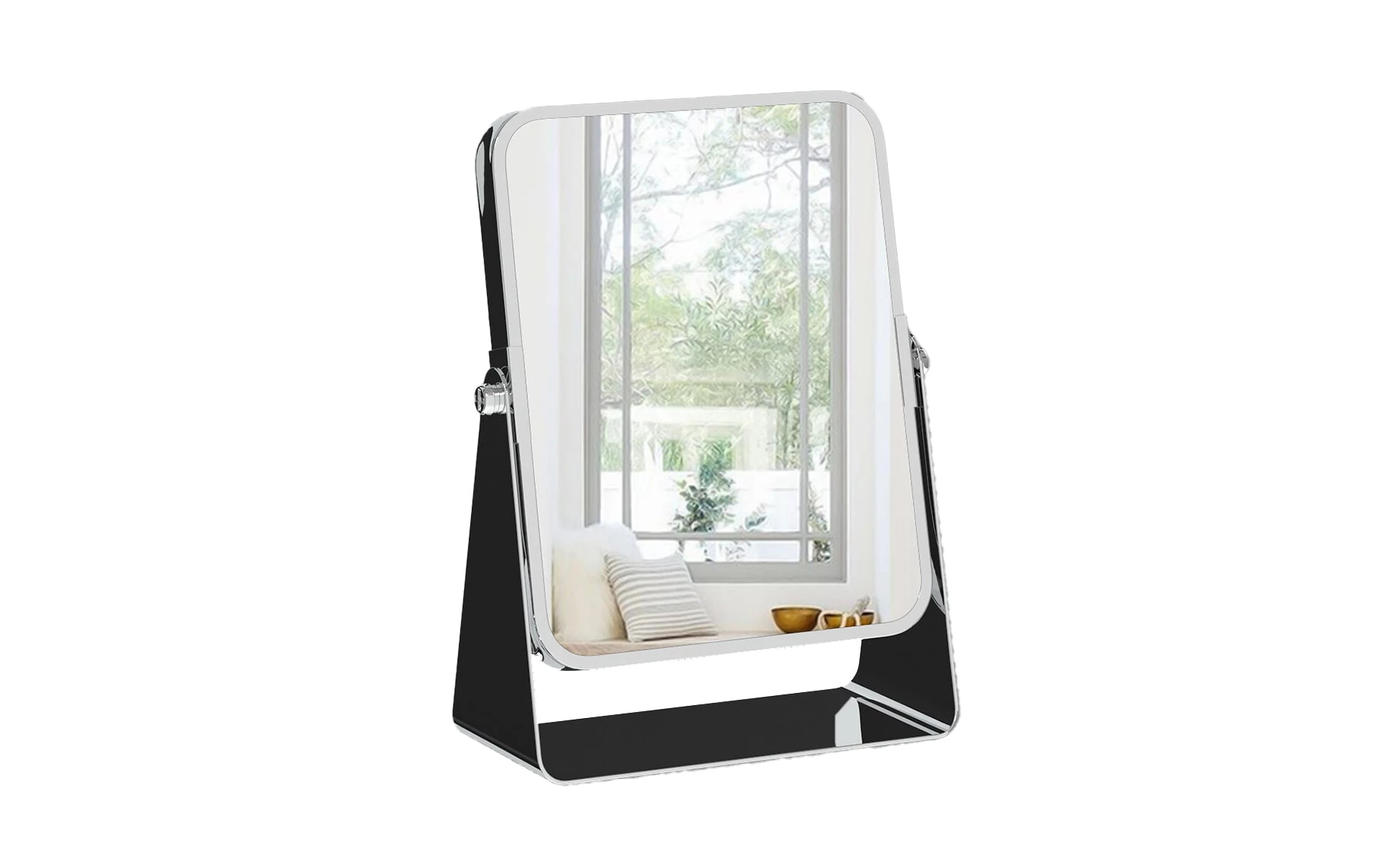 Kozmetičko ogledalo Nola 16x7x20cm srebrno