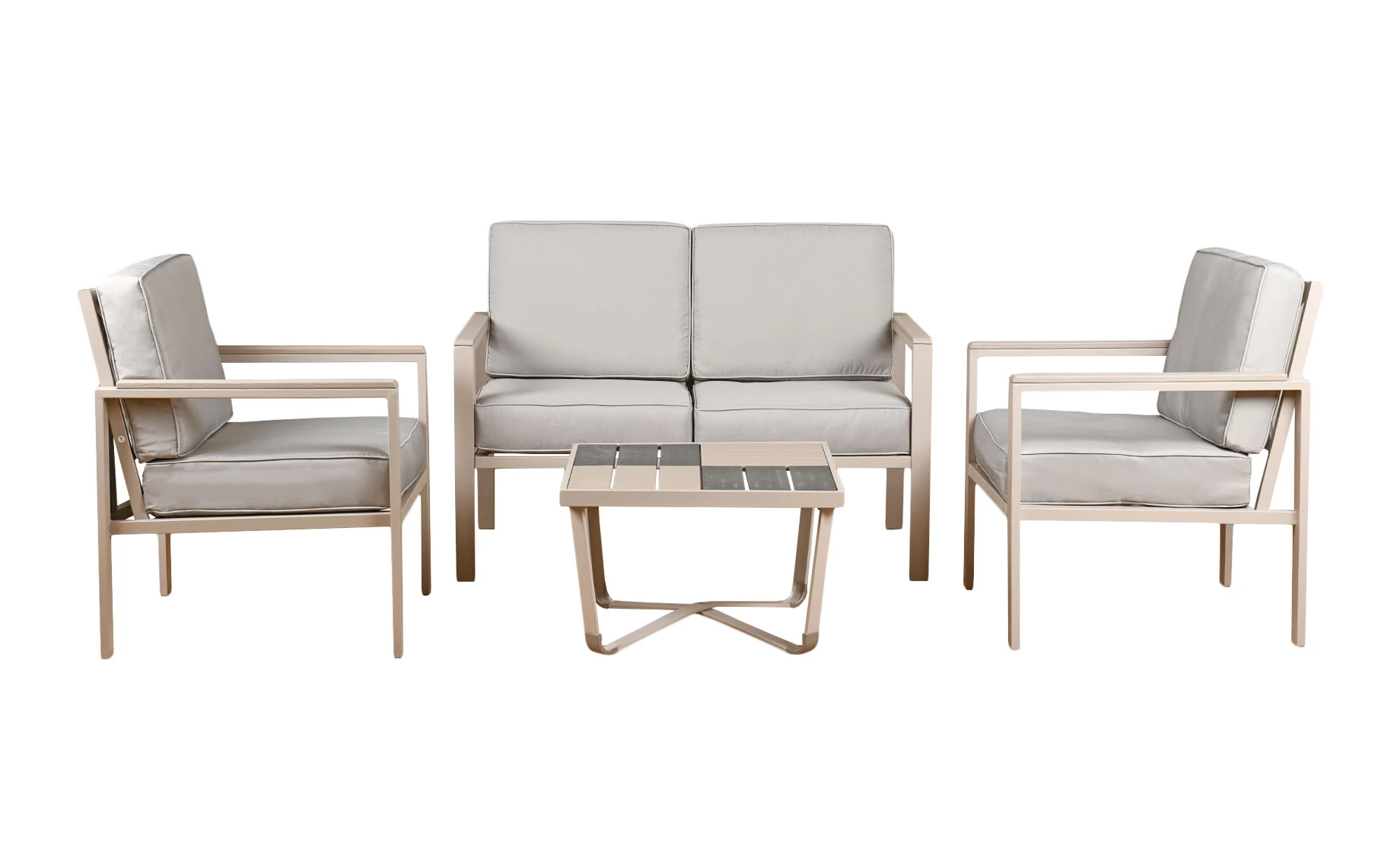 Andora metalni baštenski set cappucino