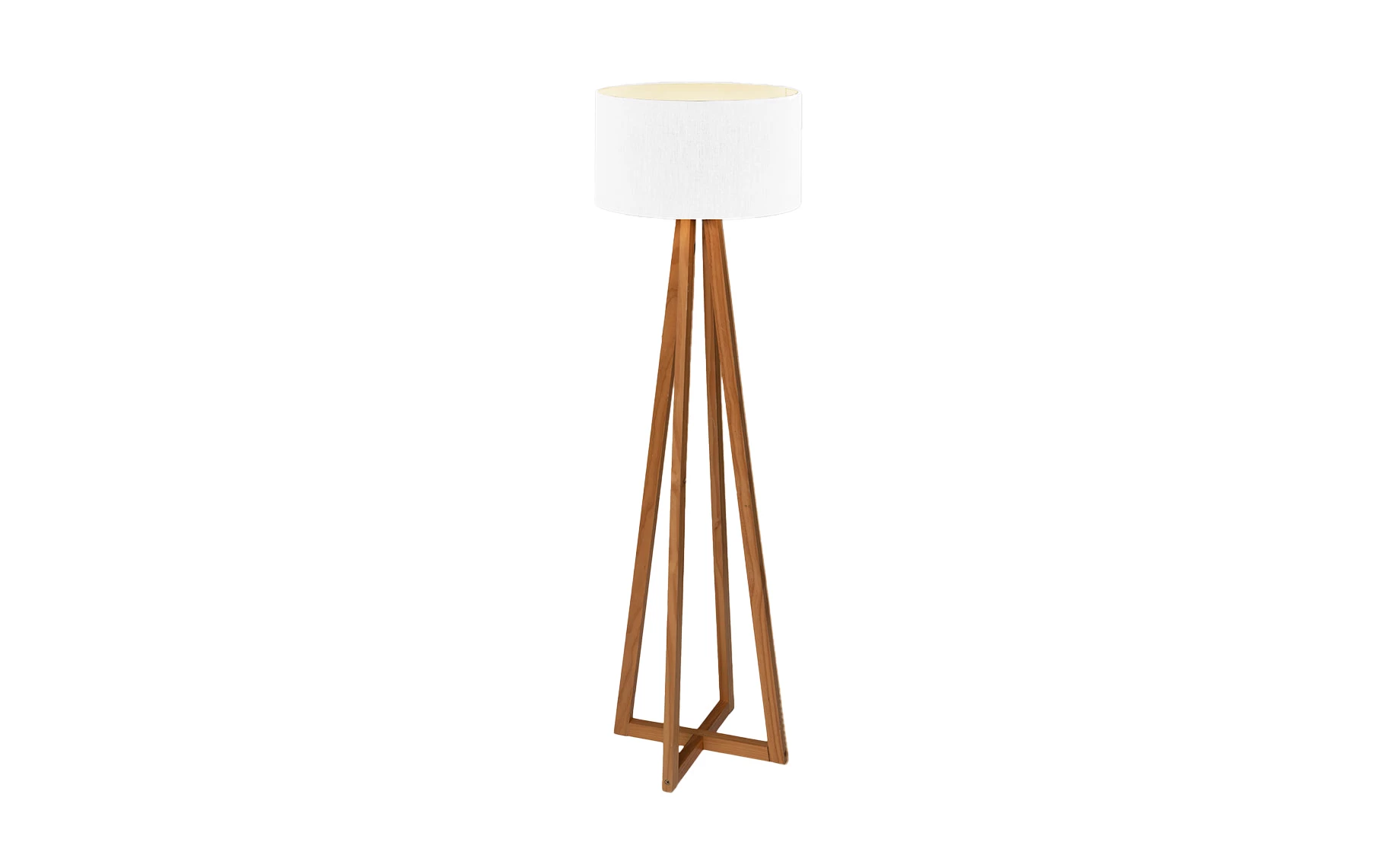 Podna lampa Molu bela