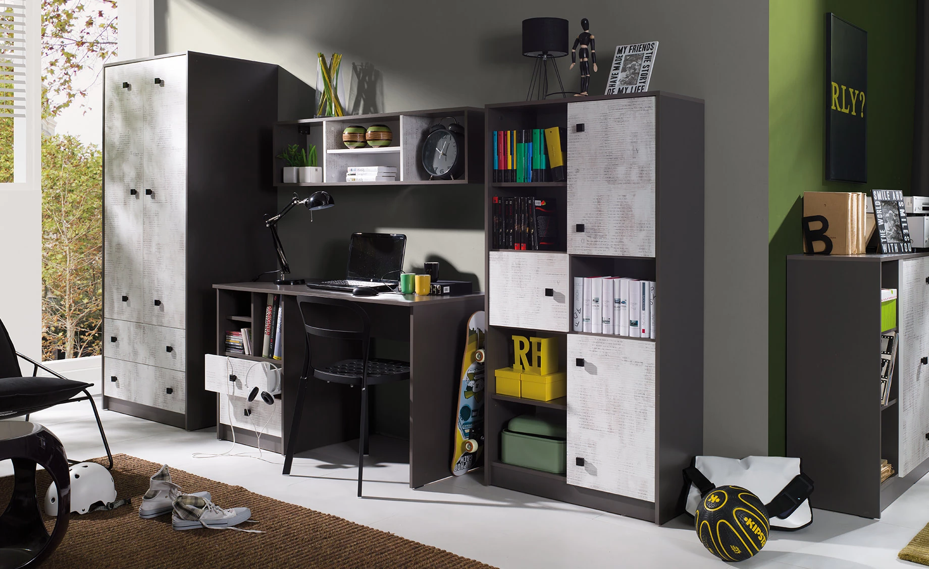 Tommy zidna polica 130x23x33 cm