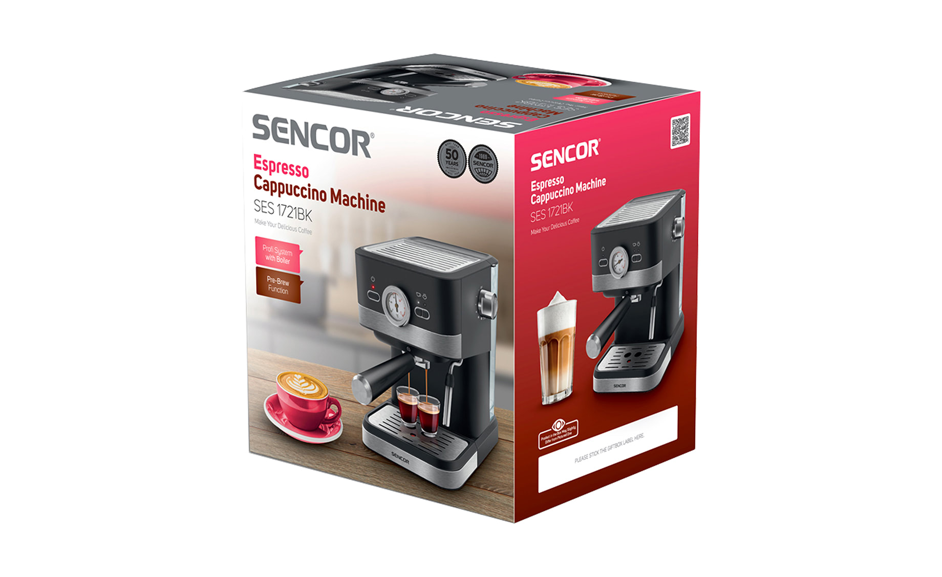 Sencor  SES 1721BK aparat za espresso kafu