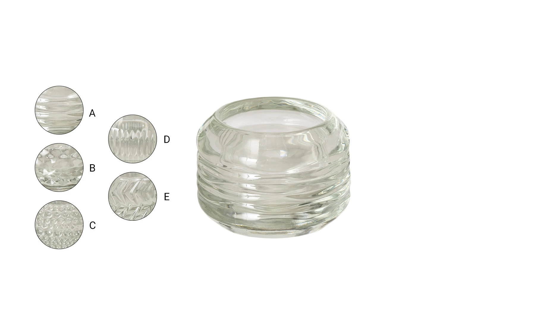 Svećnjak Vadina 6cm više vrsta