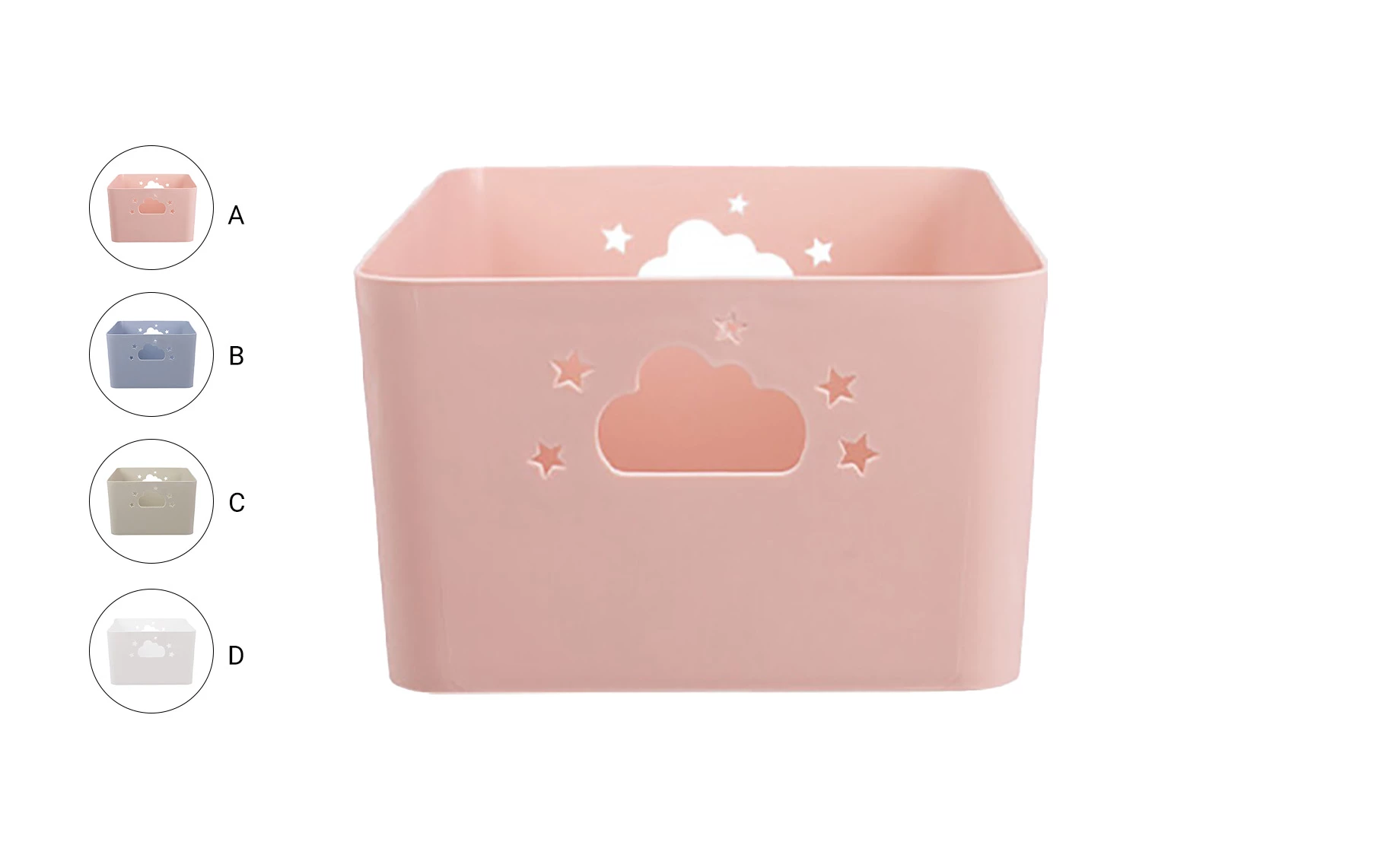 Kutija za odlaganje Cloud 34,5x25x15cm više boja