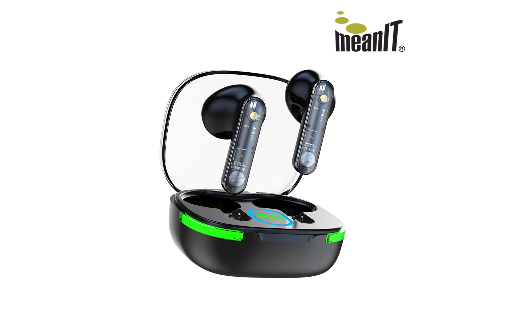 Meanit TWS B80 TWS bluetooth slušalice , crne