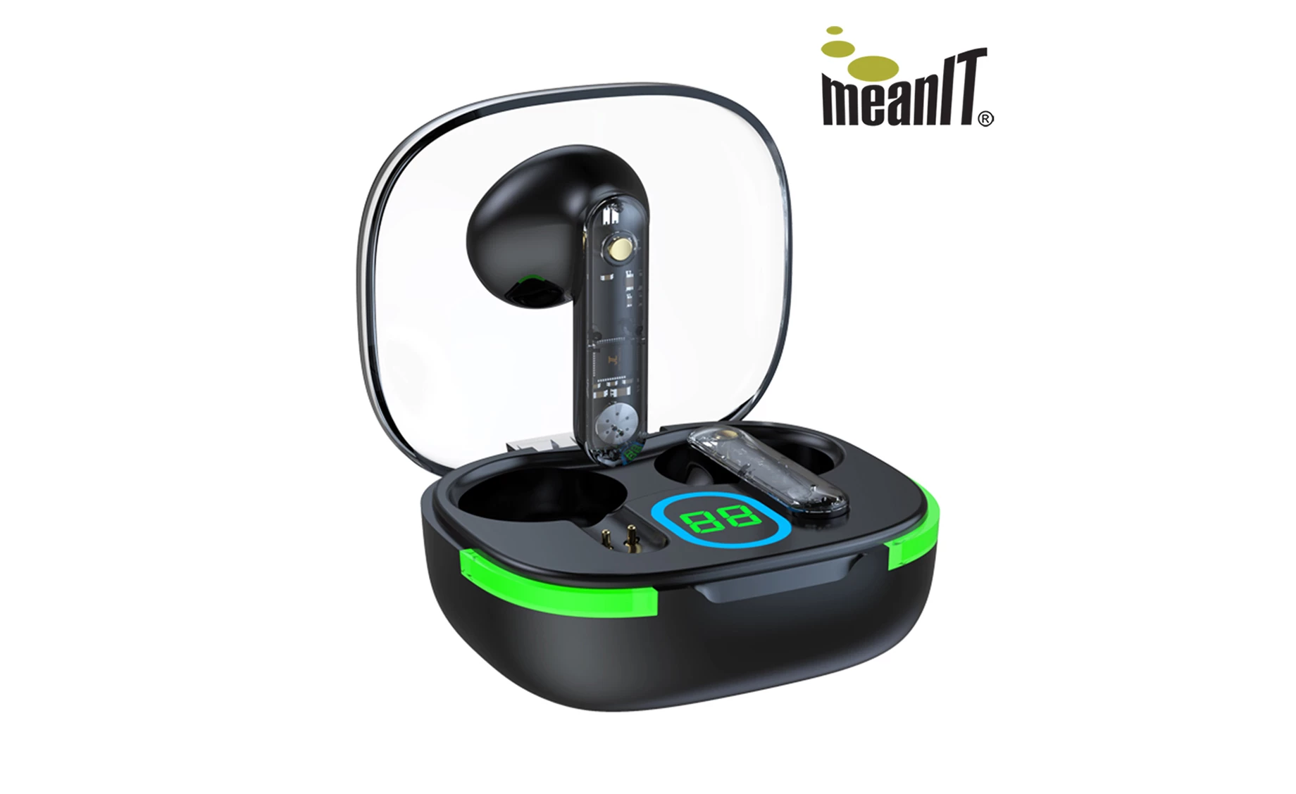 Meanit TWS B80 TWS bluetooth slušalice , crne