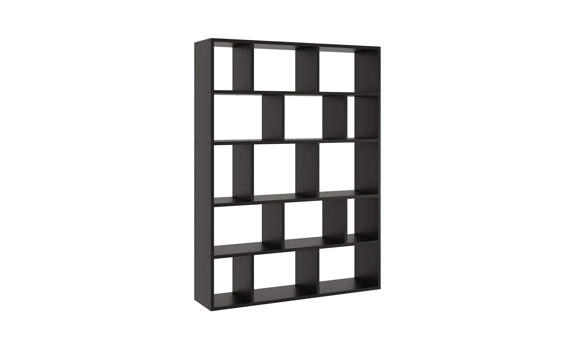 Lea polica 105x18x141 cm crna