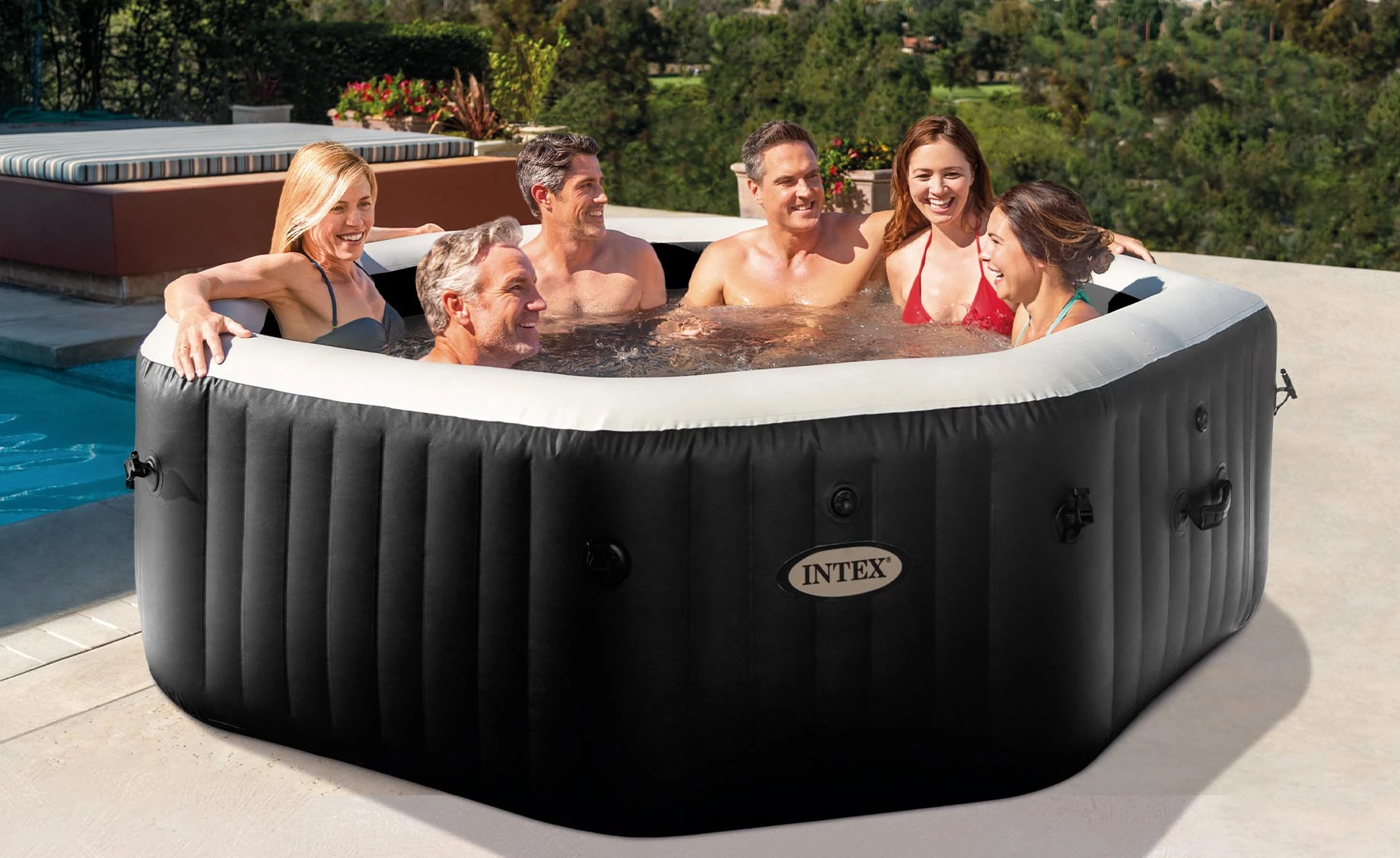 Bazen Intex Onyx Black Octagon Spa za 6 osoba 28462