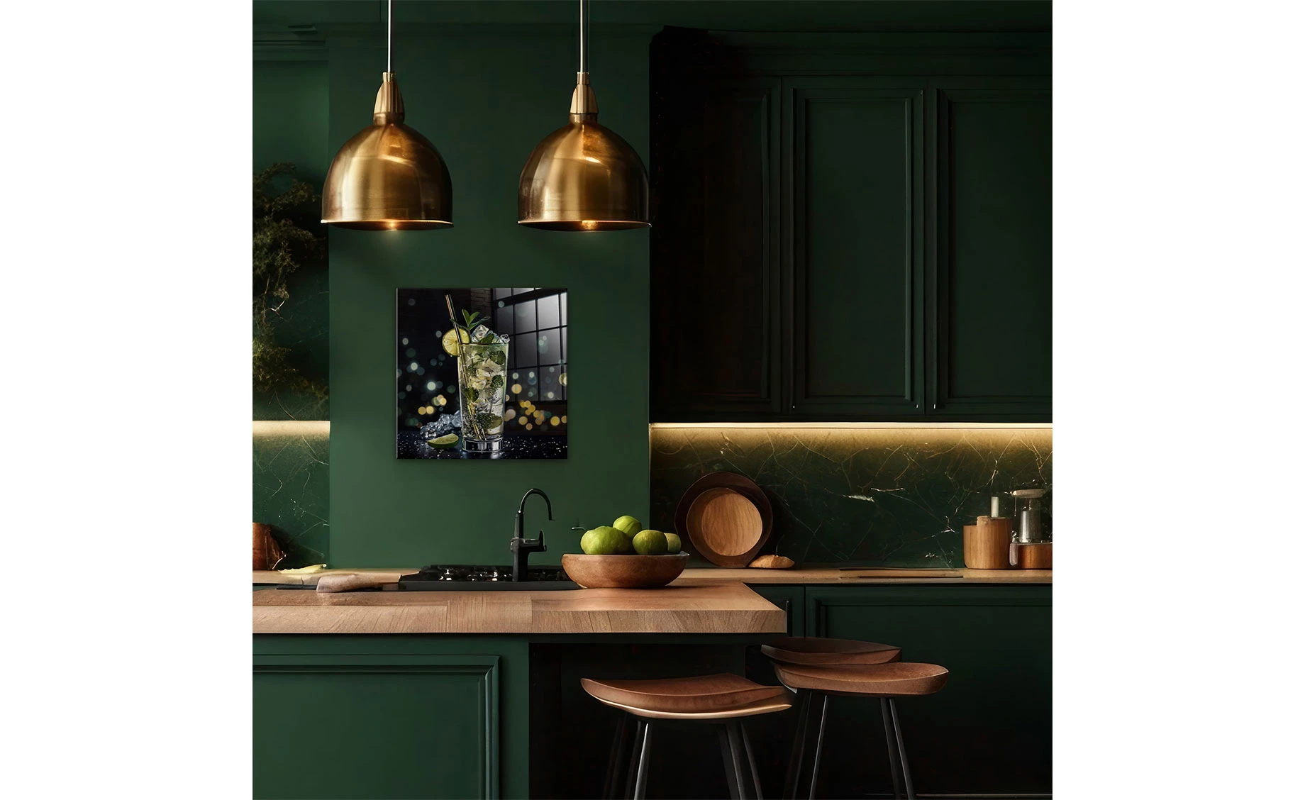 Slika staklo Mojito 30x30cm