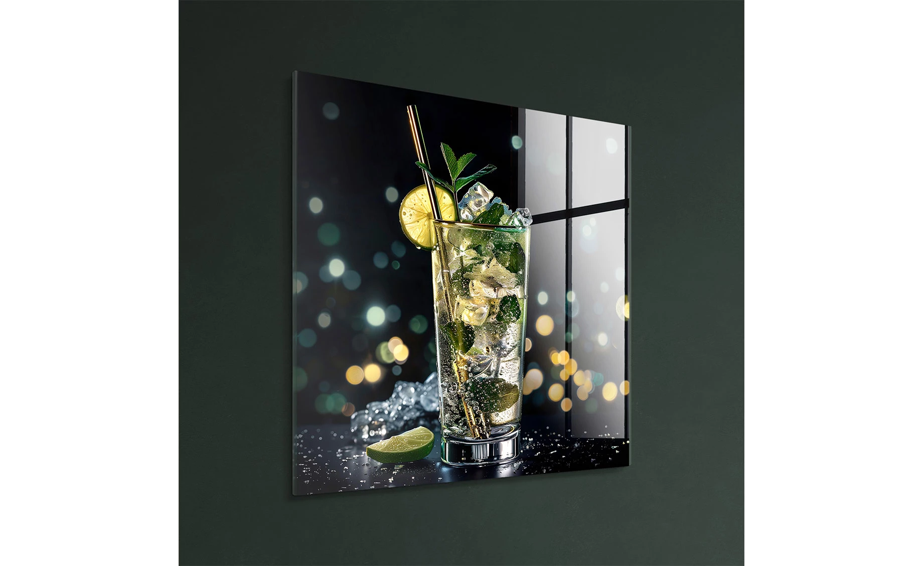 Slika staklo Mojito 30x30cm