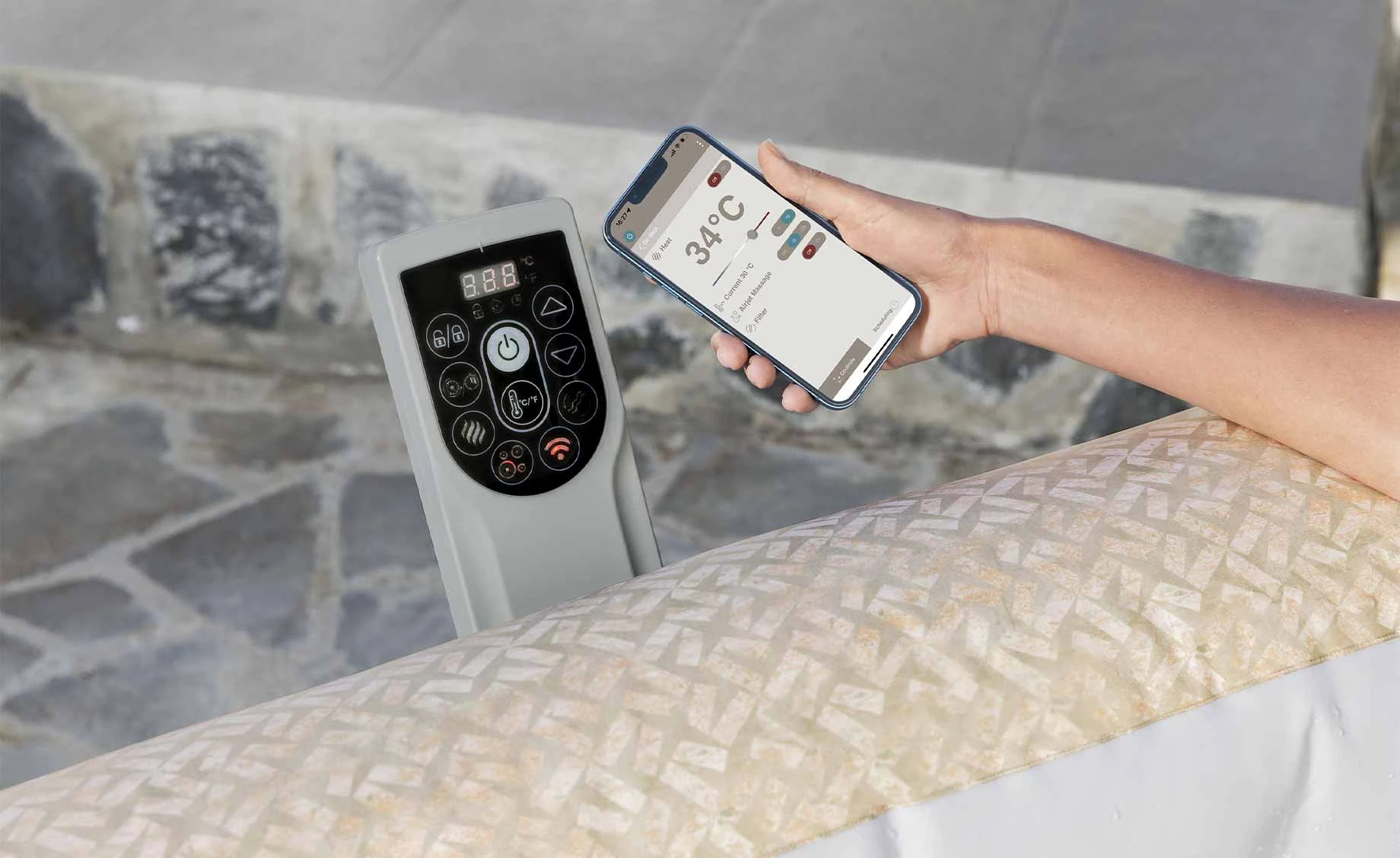 Bazen Lay-Z-Spa 2.01x2.01x0.71m Rome MaxHold EnergySense UltraFit Smart AirJet 7 6001M