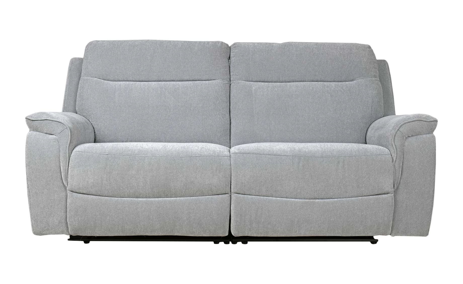 Avila trosjed s 2 elek. relax funkcije 205x98x102 cm svijetlo siva